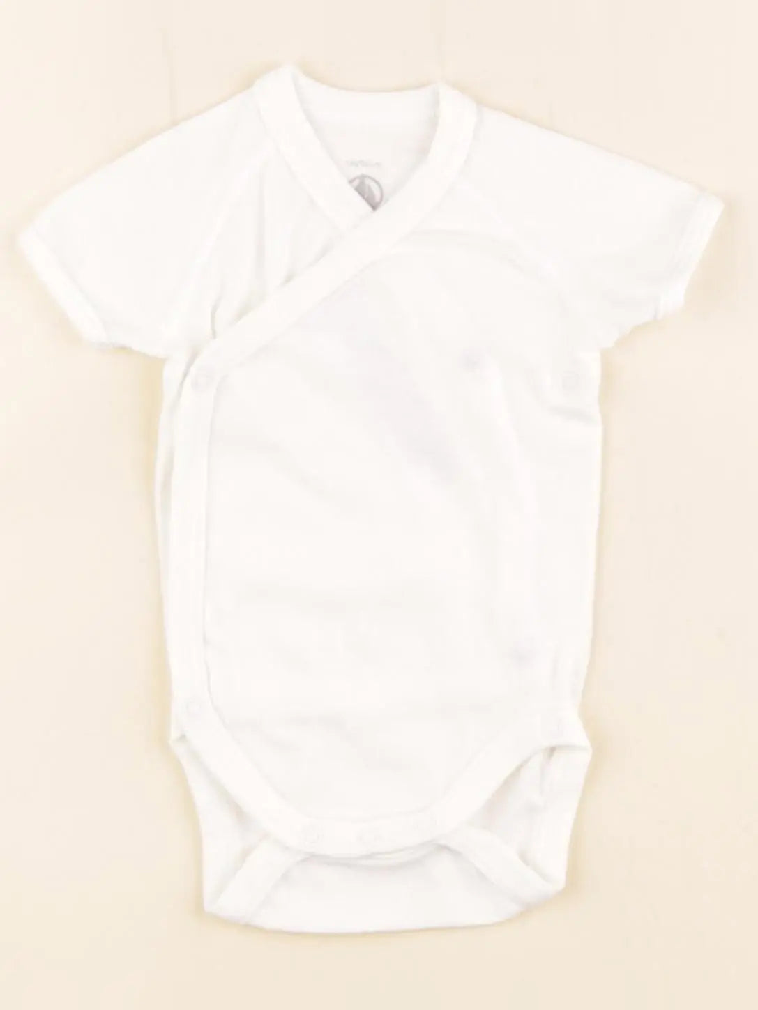 Petit Bateau - body blanc - 1 mois