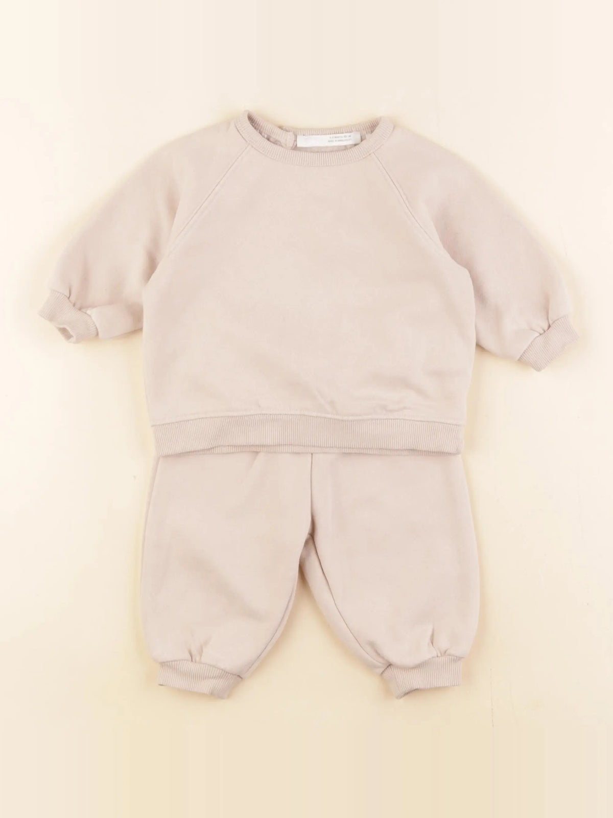 Zara - ensemble beige - 1/3 mois
