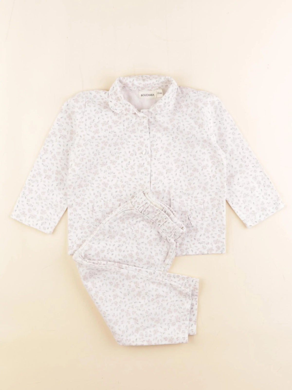 Bouchara - pyjama coton rose - 24 mois