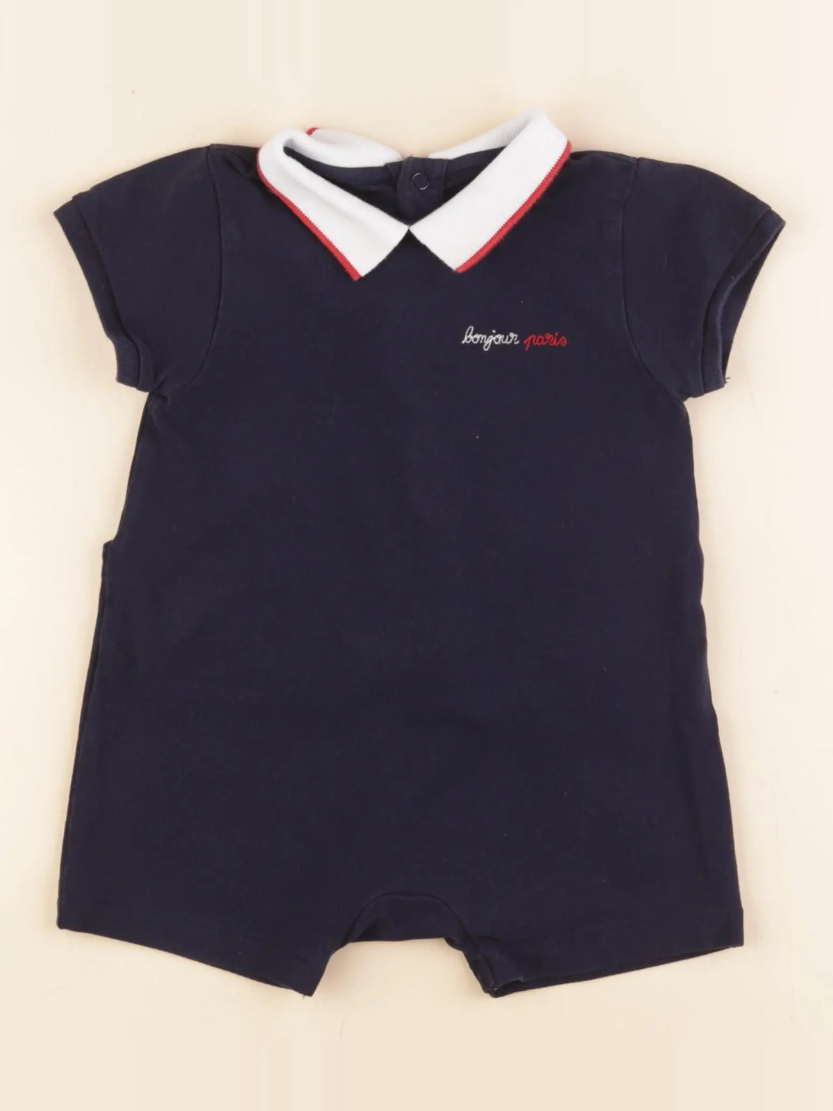 Jacadi - combinaison bleu - 6 mois