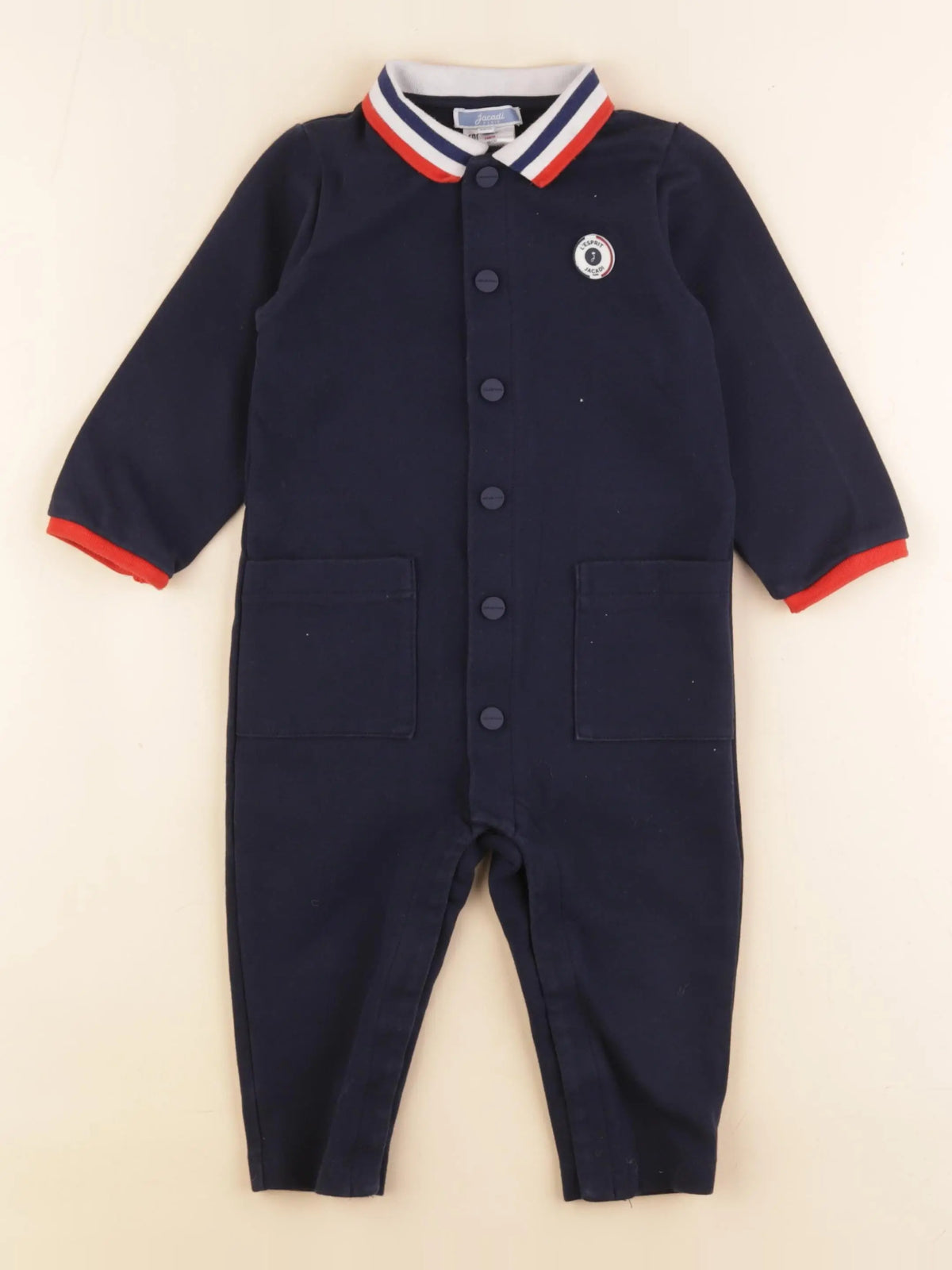 Jacadi - combinaison bleu - 24 mois