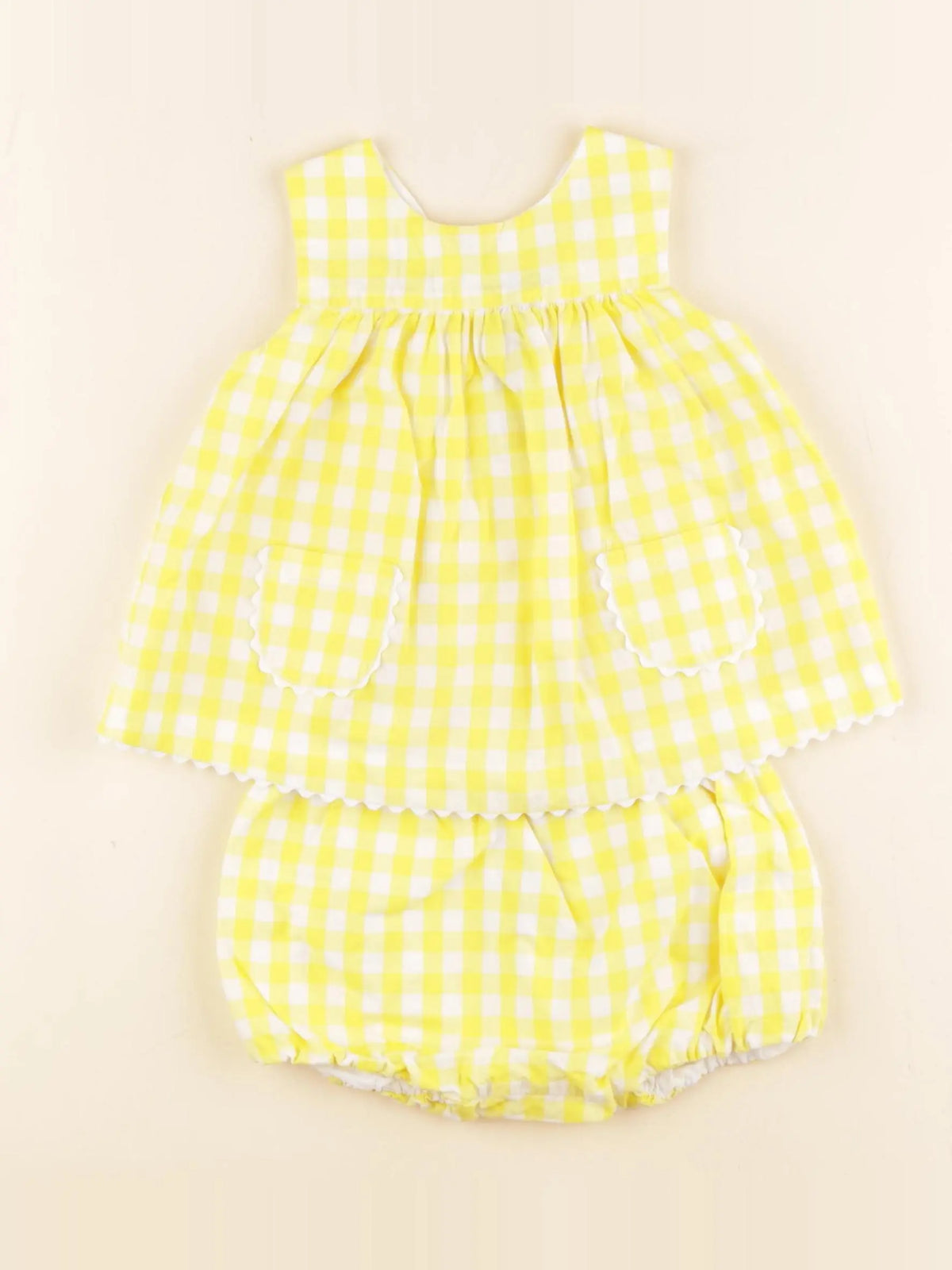 Jacadi - ensemble jaune - 12 mois