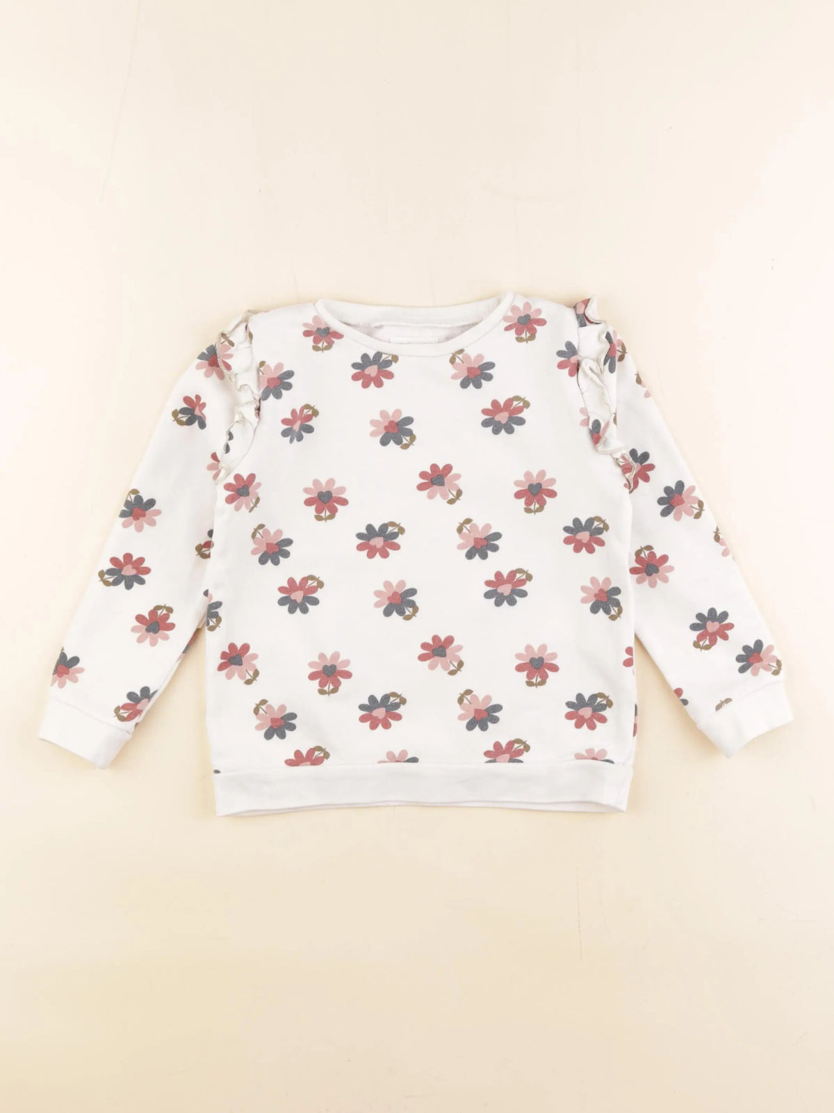 Vertbaudet - sweat multicolore - 4 ans