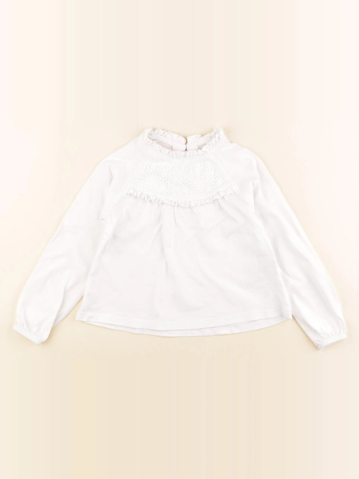 Vertbaudet - tee-shirt blanc - 4 ans