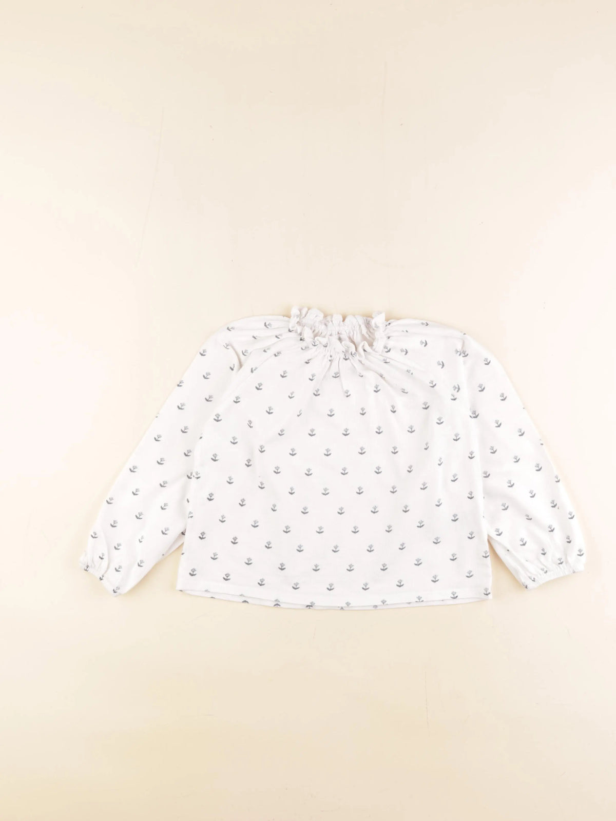 Vertbaudet - tee-shirt bleu, blanc - 4 ans