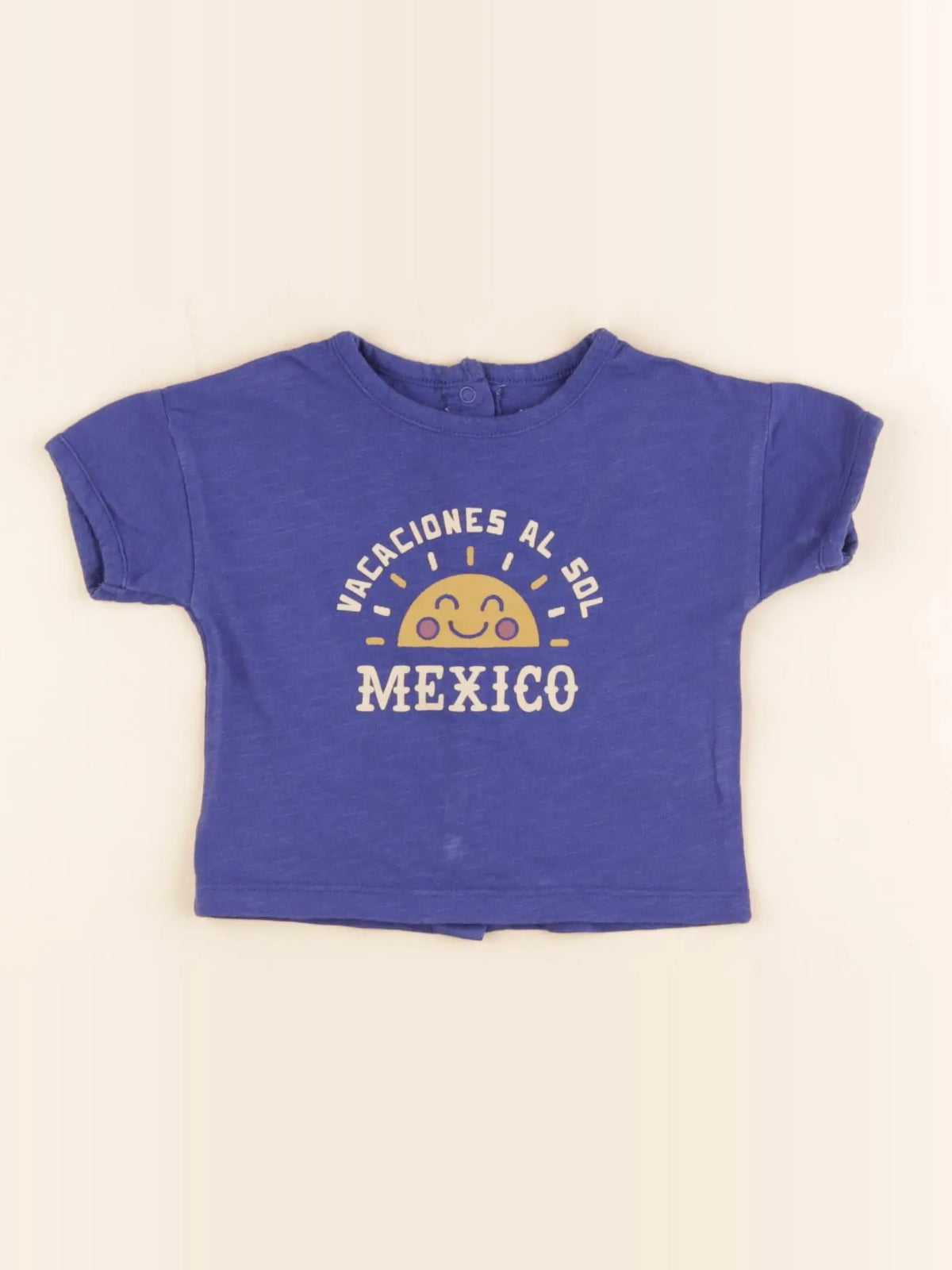 Vertbaudet - tee-shirt bleu - 3 mois