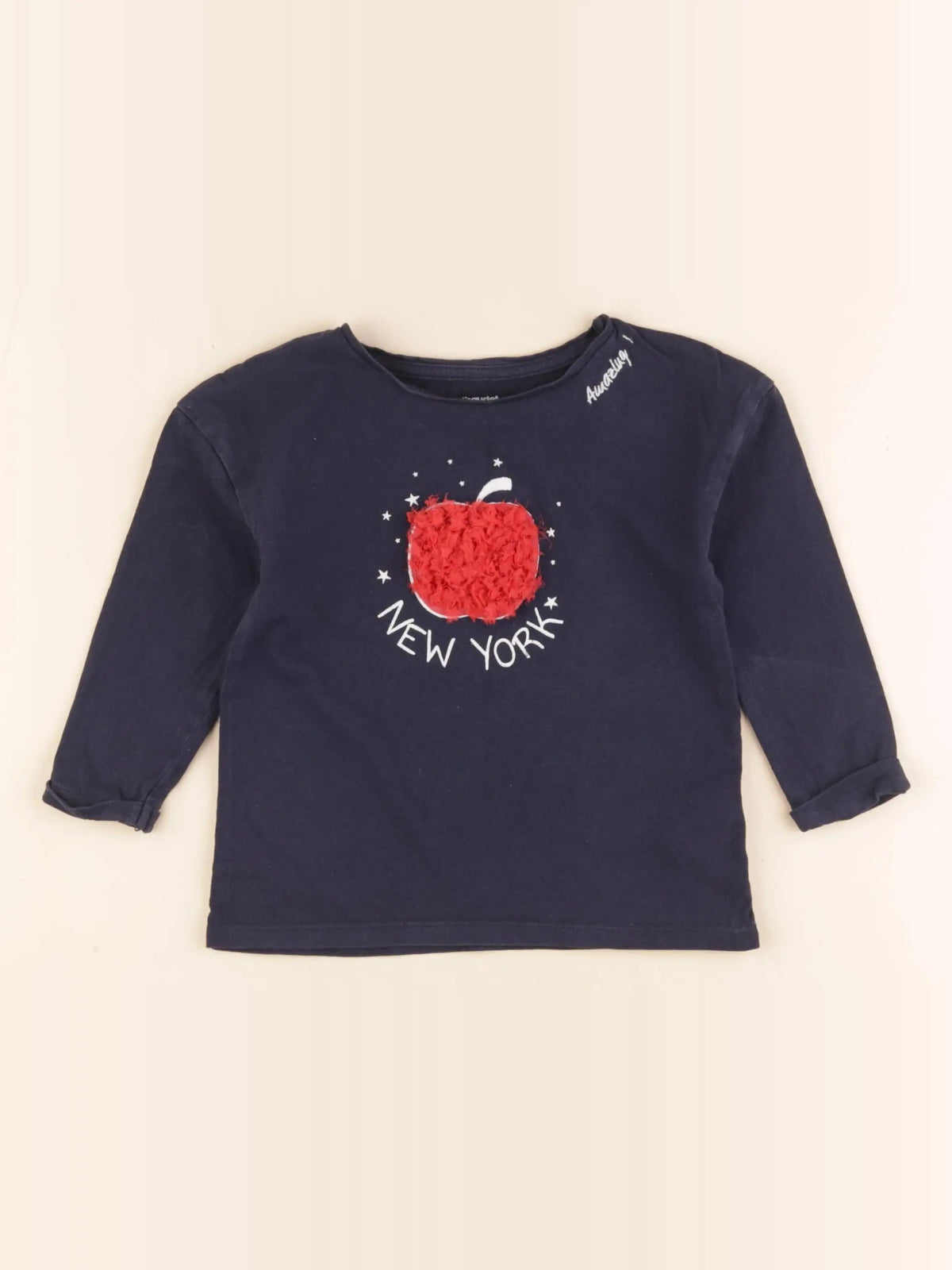 Vertbaudet - tee-shirt bleu - 3 ans