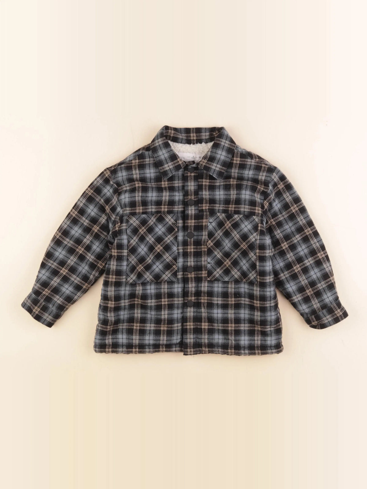 Zara - sur-chemise multicolore - 2 ans