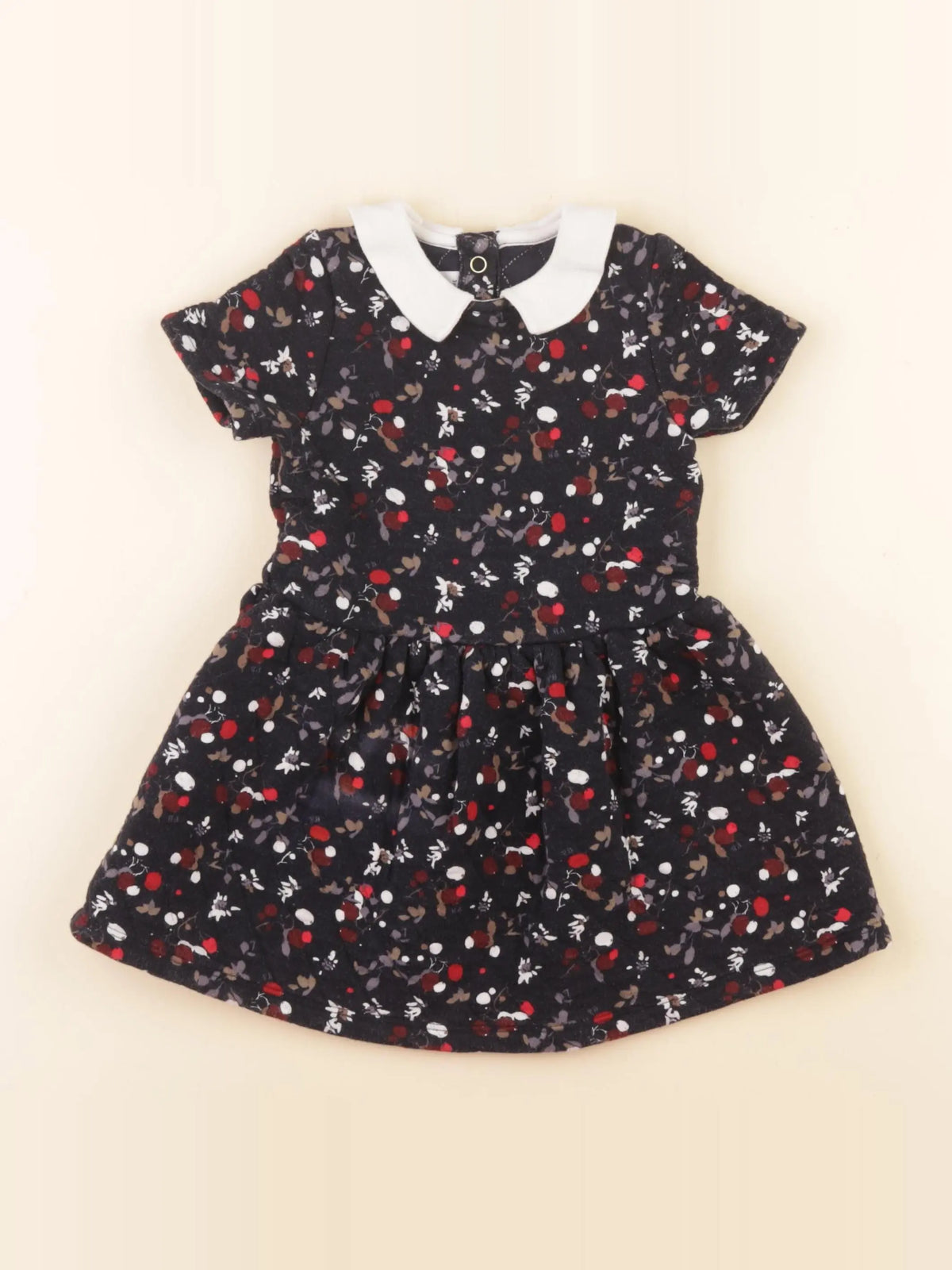 Petit Bateau - robe bleu - 3 ans