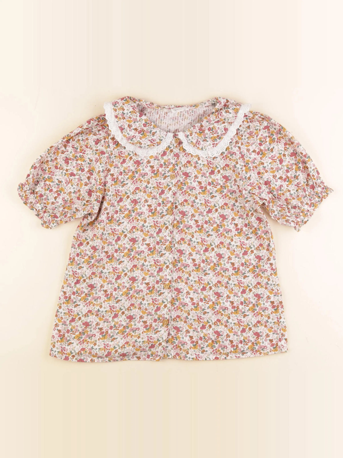 Vertbaudet - blouse multicolore - 10 ans