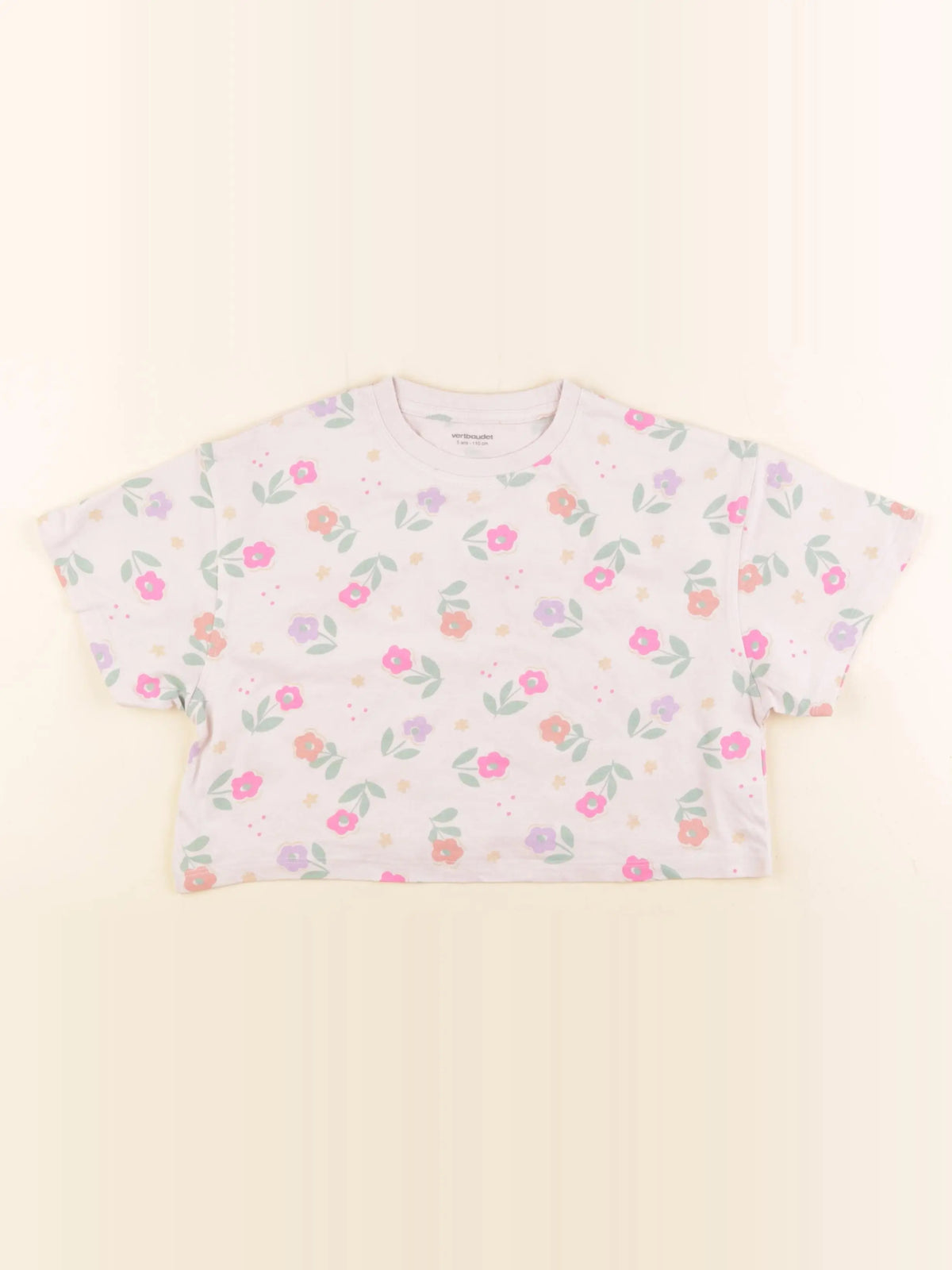 Vertbaudet - tee-shirt multicolore - 5 ans