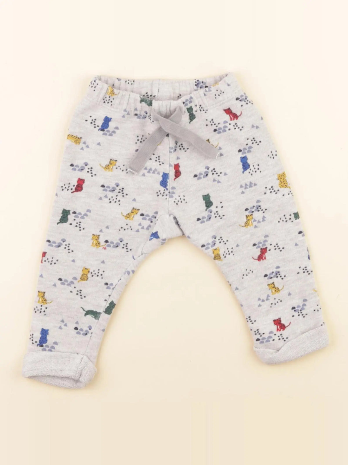 Petit Bateau - jogging multicolore - 6 mois