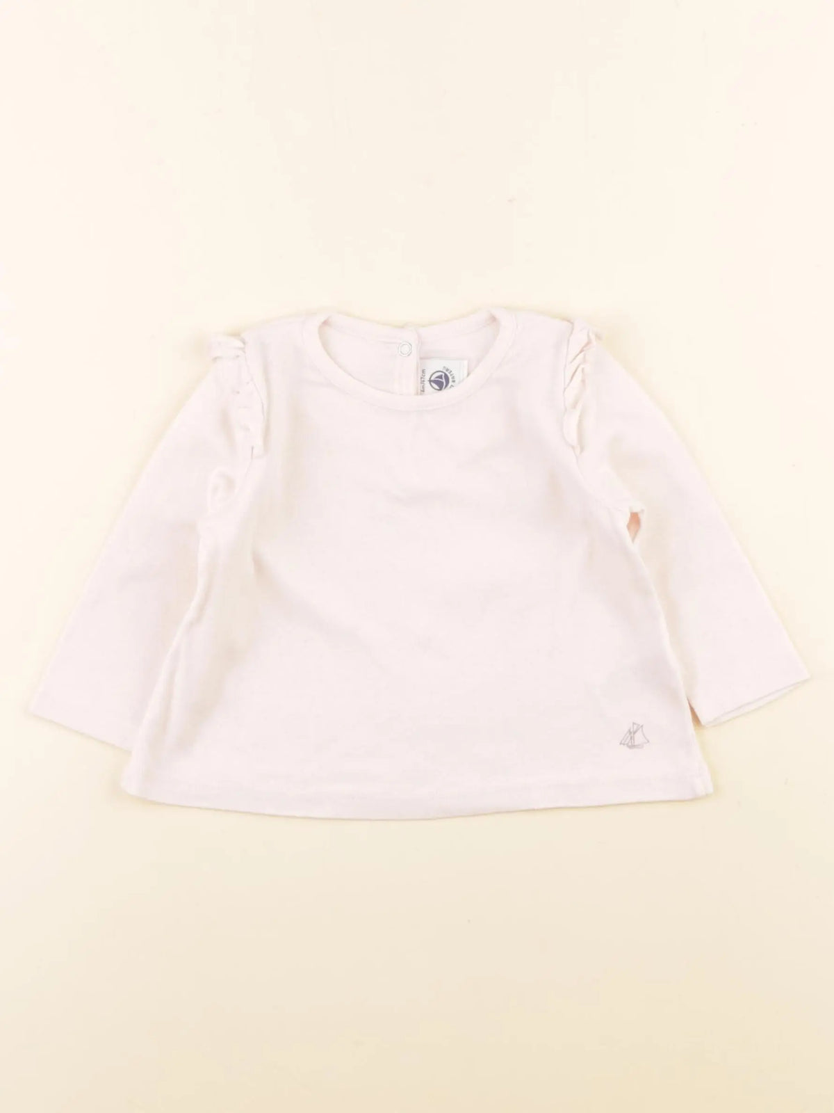 Petit Bateau - tee-shirt rose - 6 mois