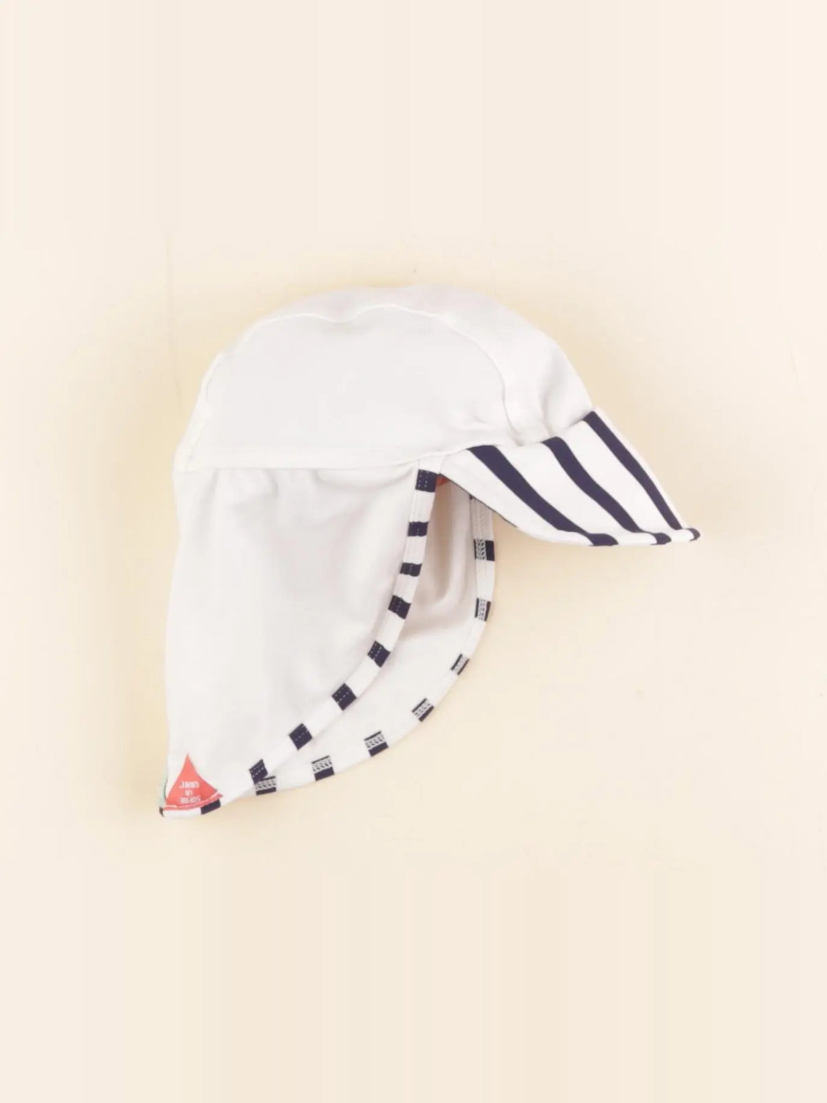Les petits protégés - chapeau plage bleu, blanc - 0/6 mois