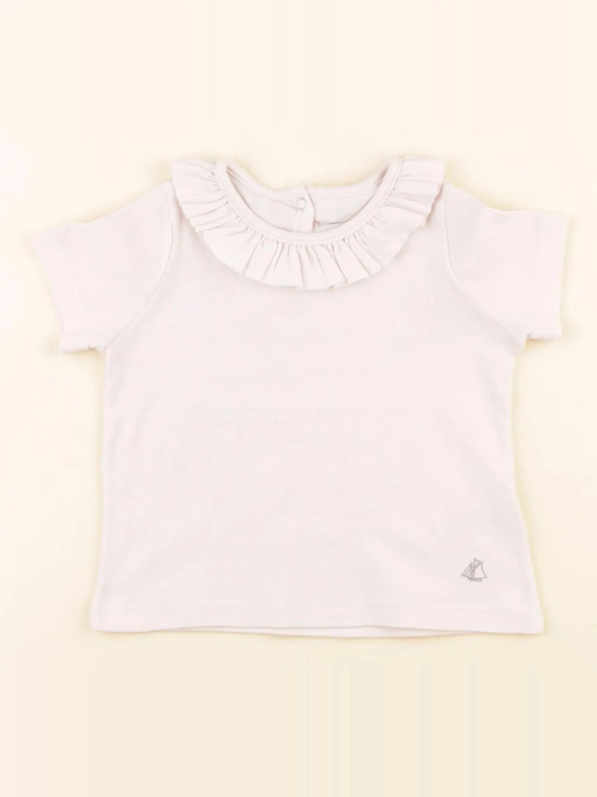 Petit Bateau - tee-shirt rose - 12 mois
