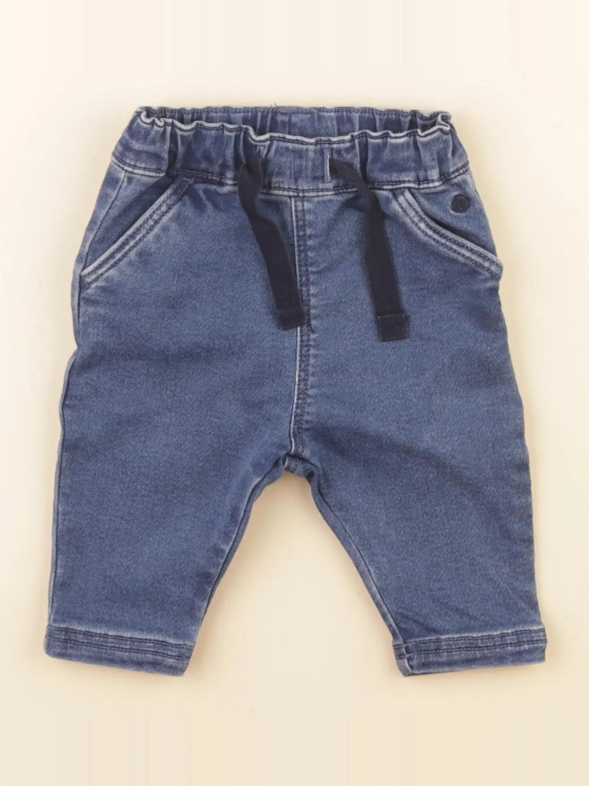 Petit Bateau - jean bleu - 3 mois