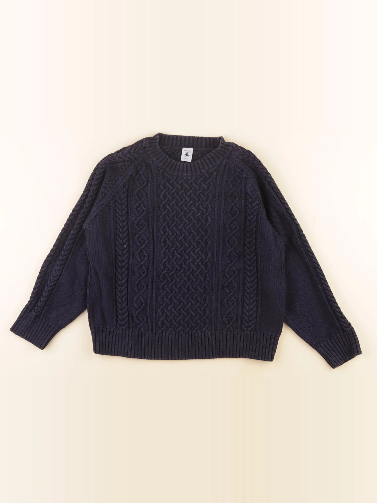 Petit Bateau - pull bleu - 10 ans