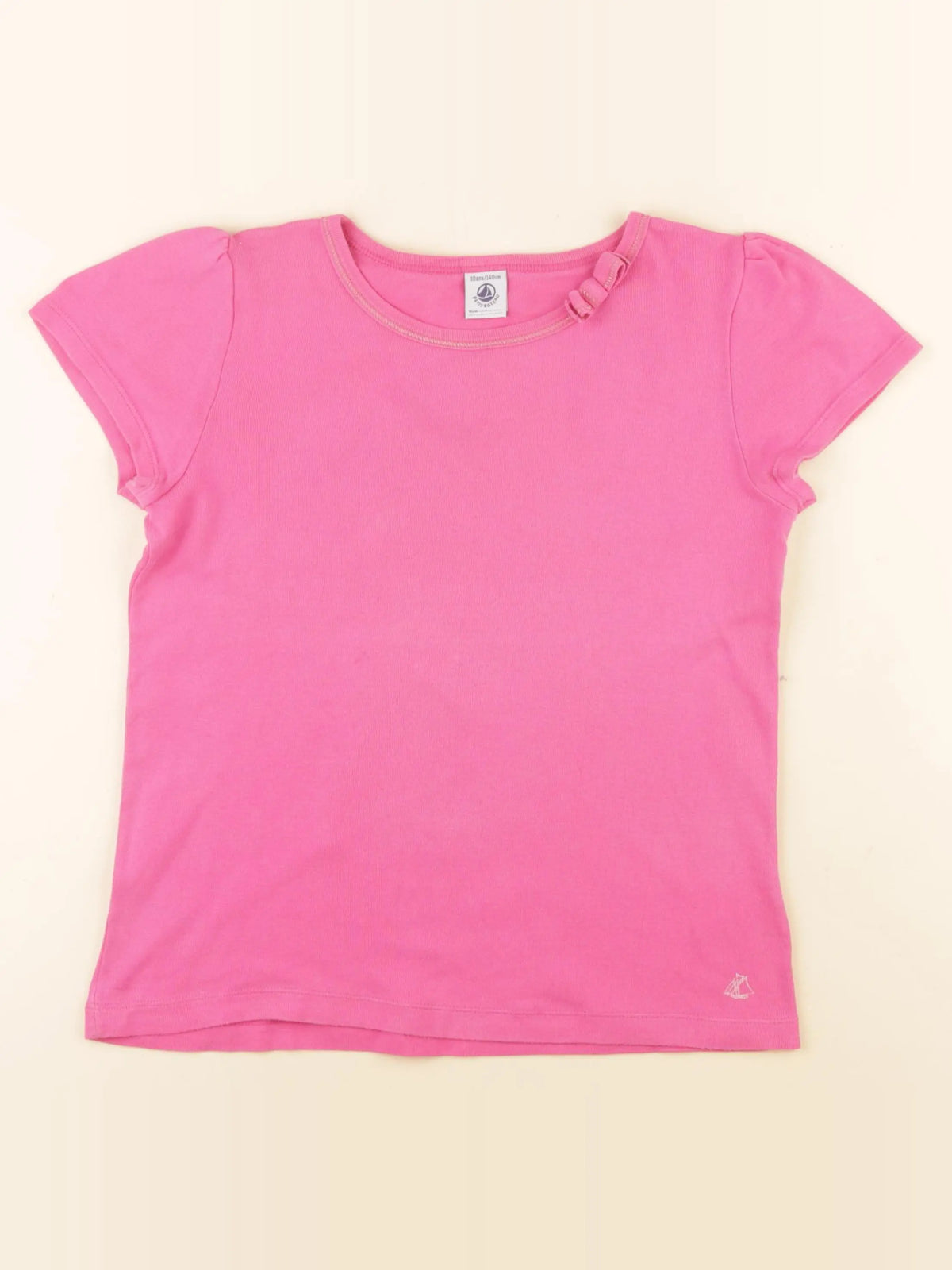 Petit Bateau - tee-shirt rose - 10 ans