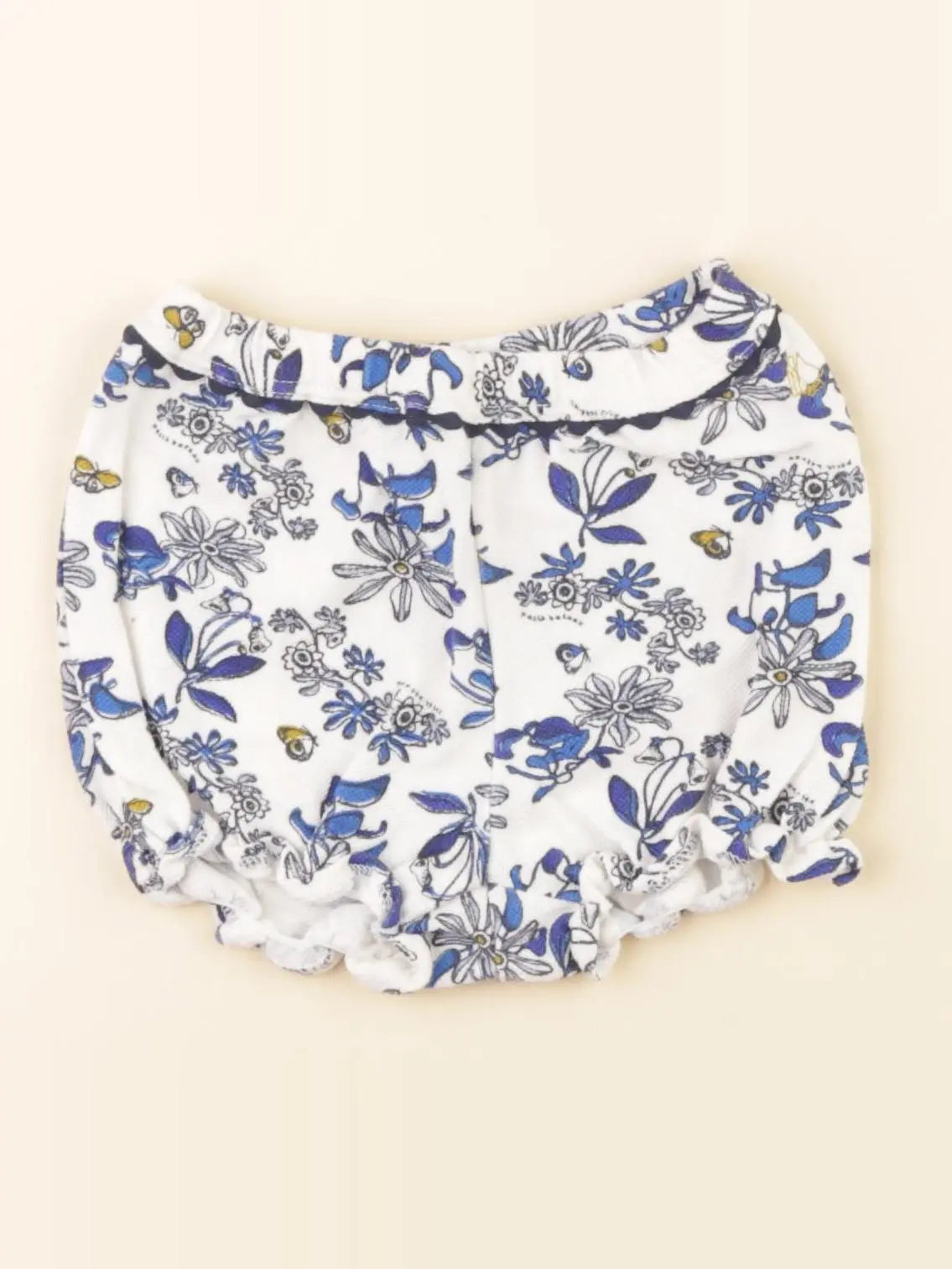 Petit Bateau - bloomer bleu - 3 mois