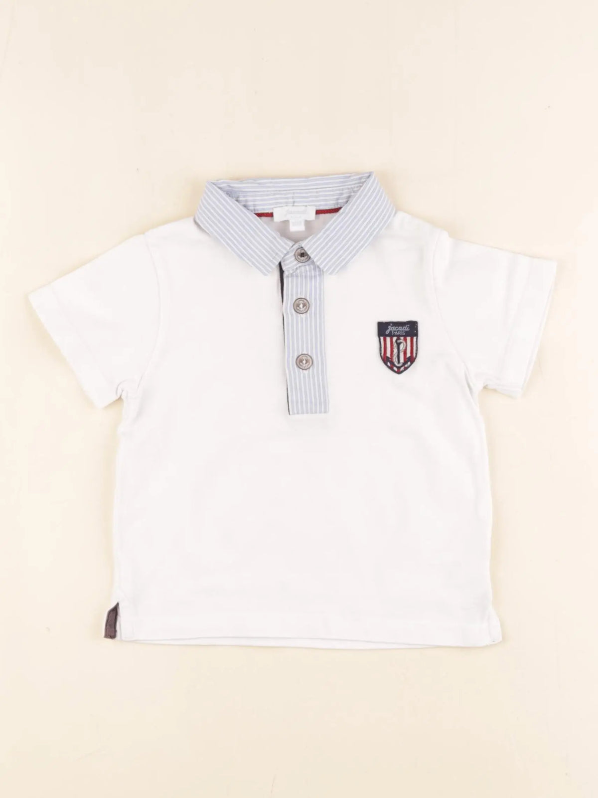 Jacadi - polo blanc - 18 mois
