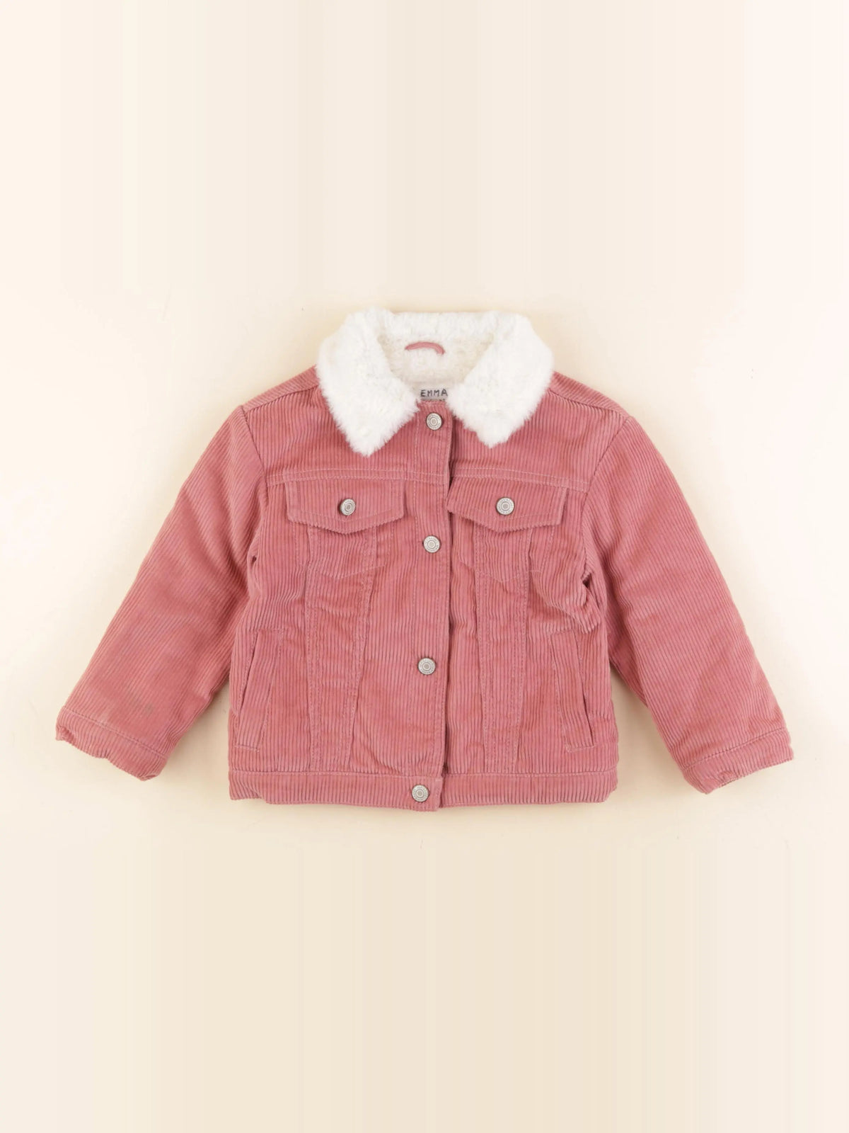 Vertbaudet - veste rose - 4 ans