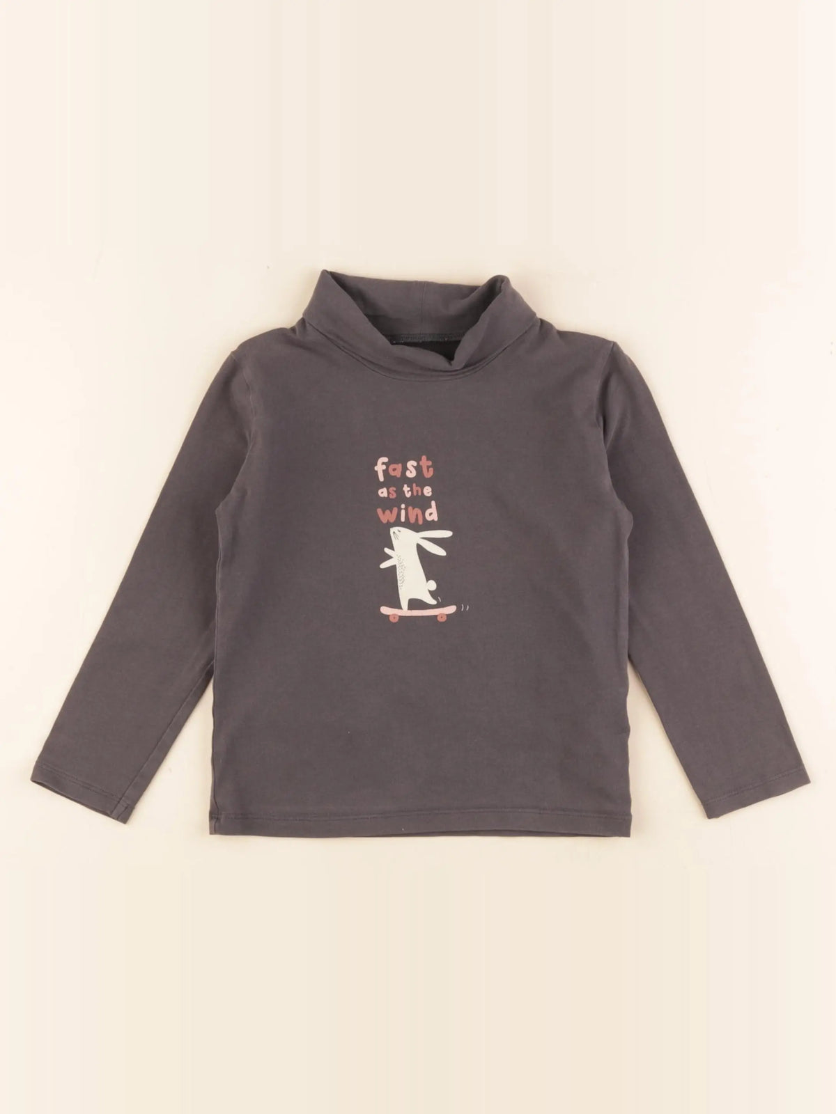 Vertbaudet - sous-pull gris - 4 ans