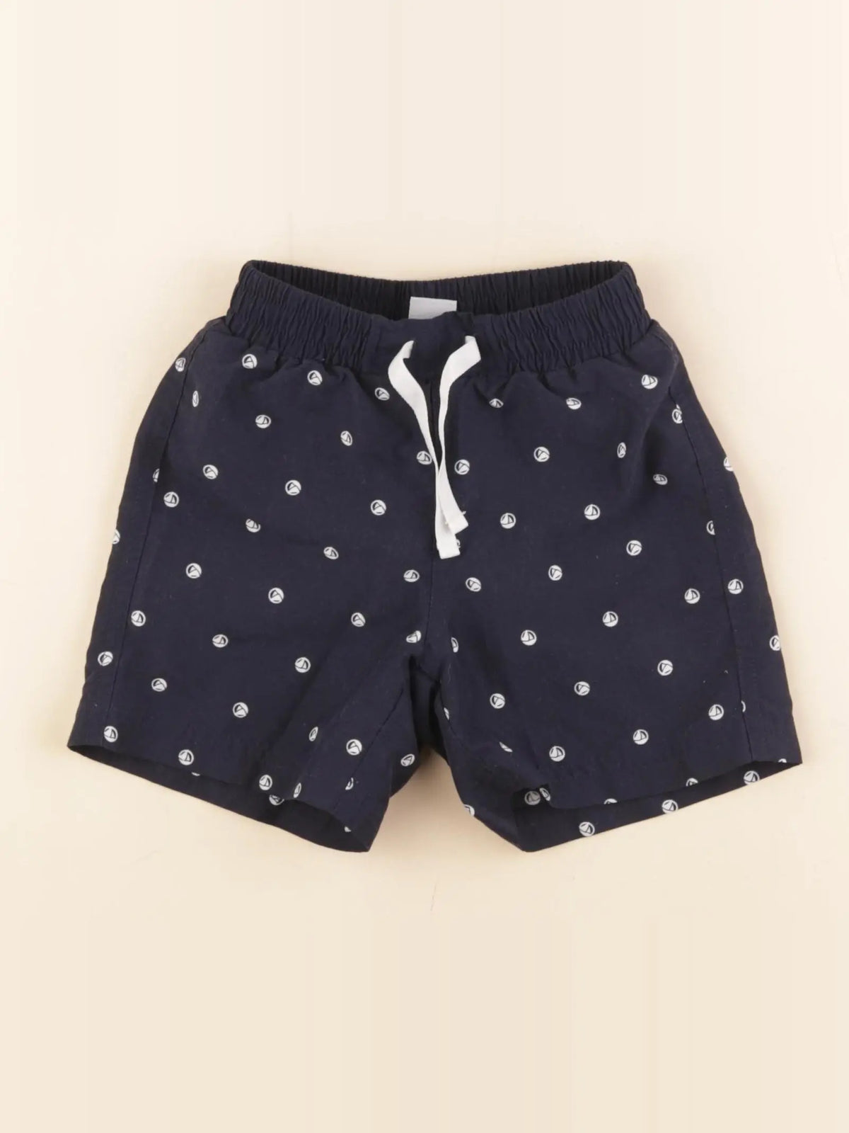 Petit Bateau - maillot de bain bleu, blanc - 3 ans