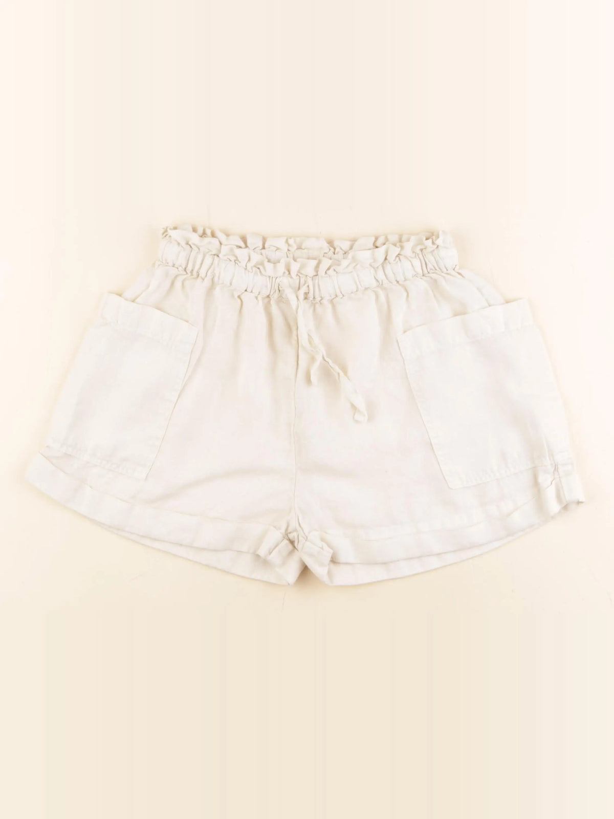 Monoprix - short beige - 14 ans