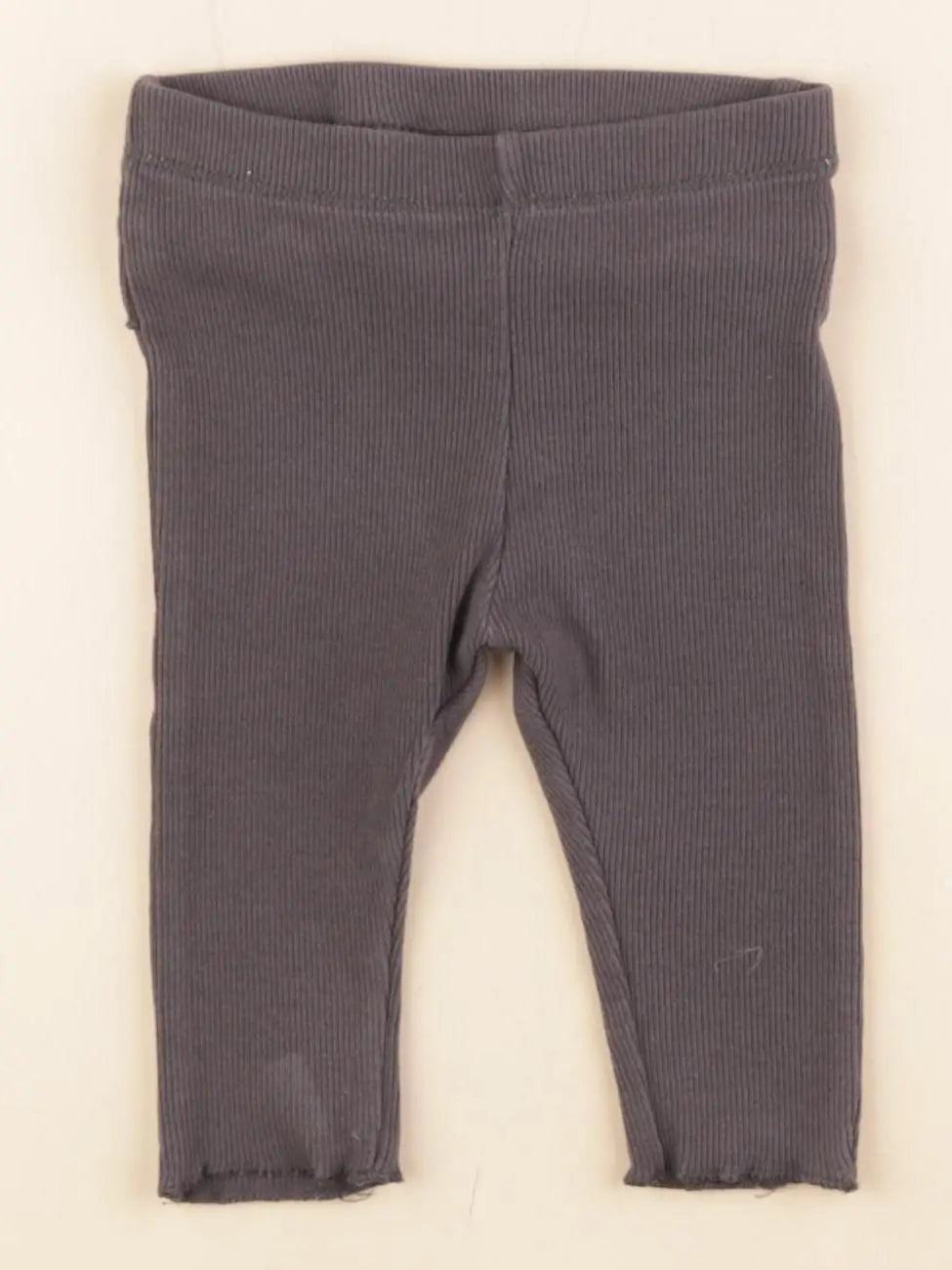 H&M - legging volants au dos gris - 3 mois