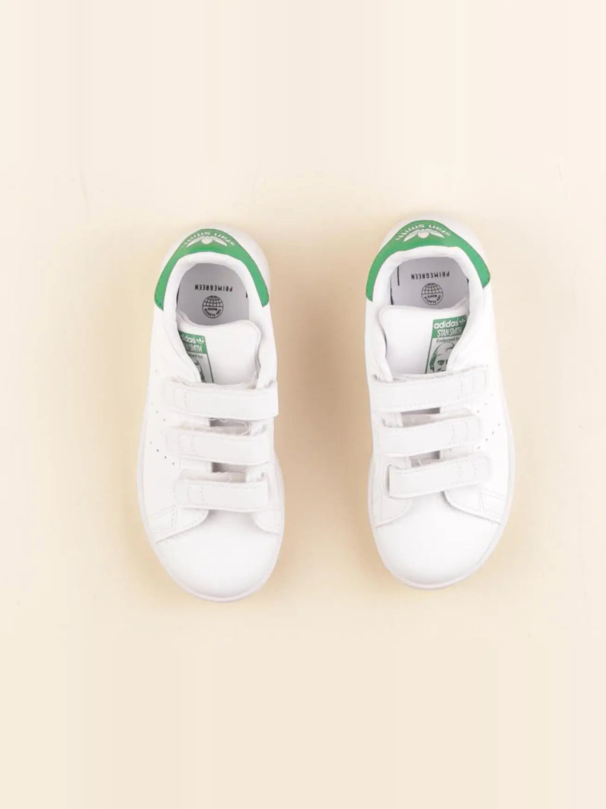 Adidas - baskets vert, blanc - pointure 30