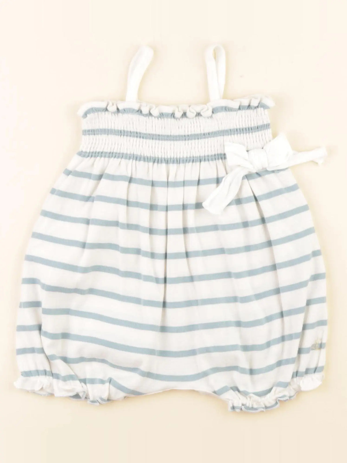 Petit Bateau - combinaison bleu - 12 mois