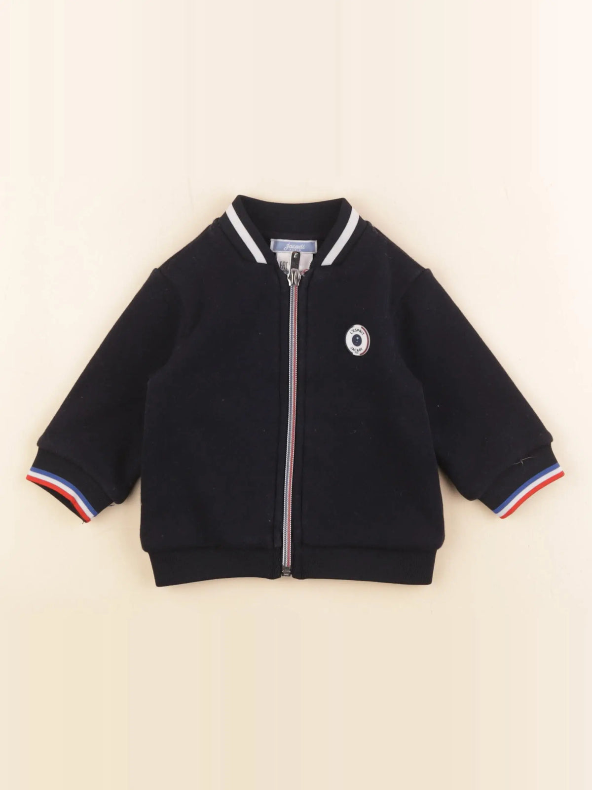 Jacadi - veste bleu - 6 mois