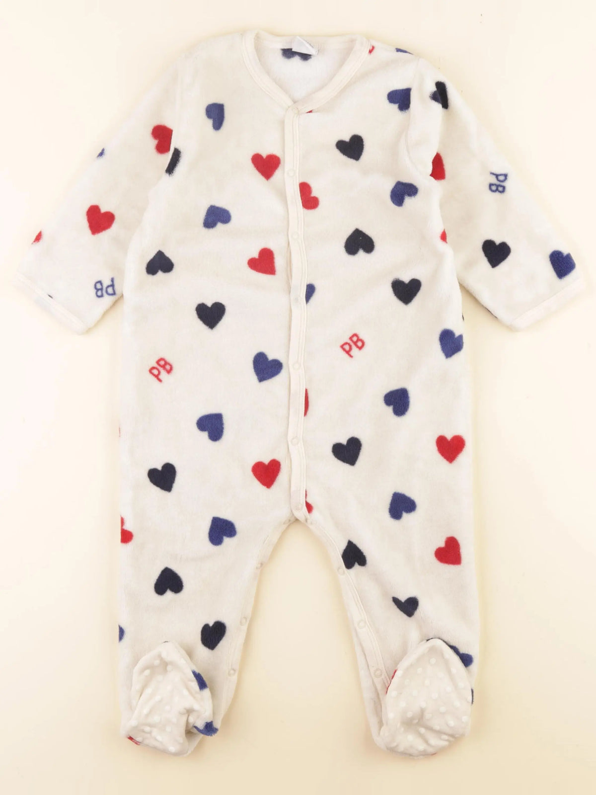 Petit Bateau - sur-pyjama beige - 18 mois