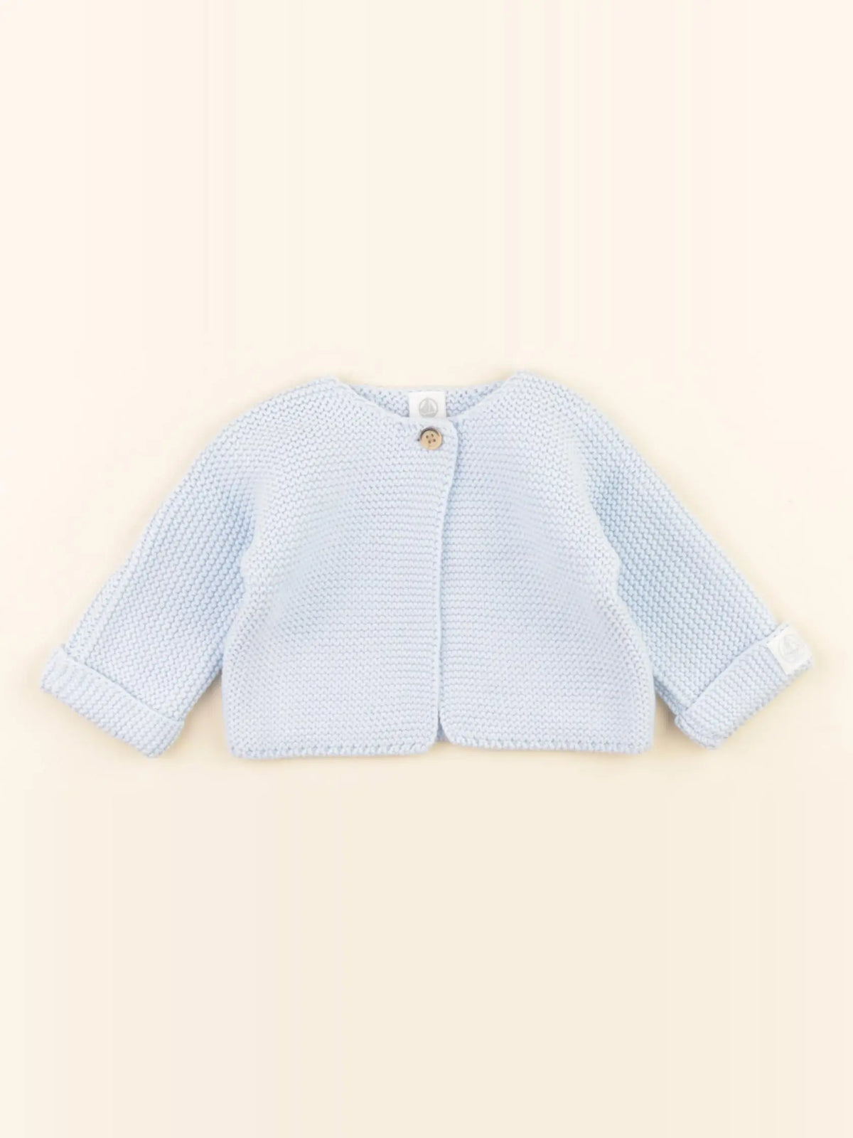 Petit Bateau - gilet bleu - 1 mois