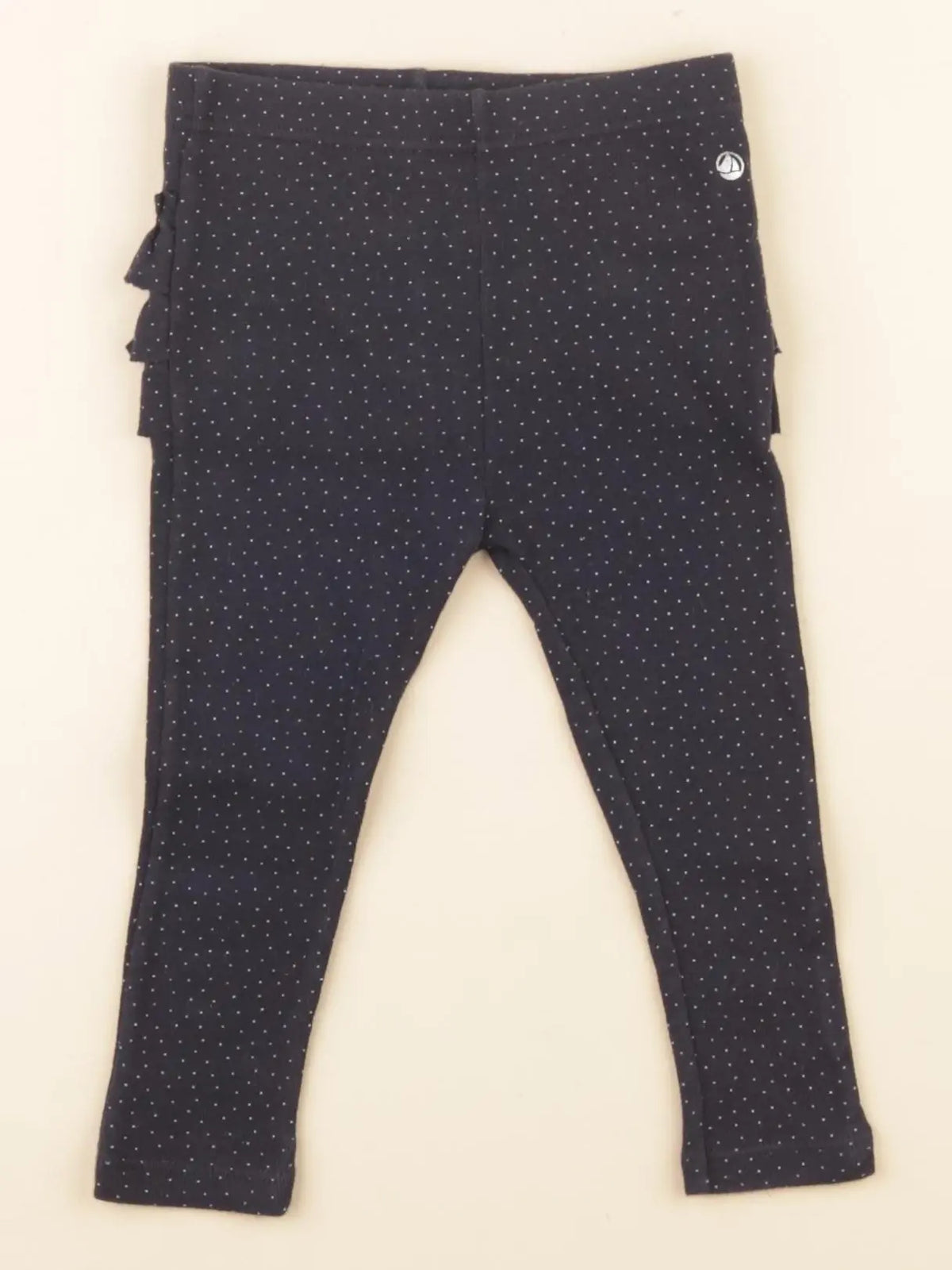 Petit Bateau - legging bleu - 12 mois
