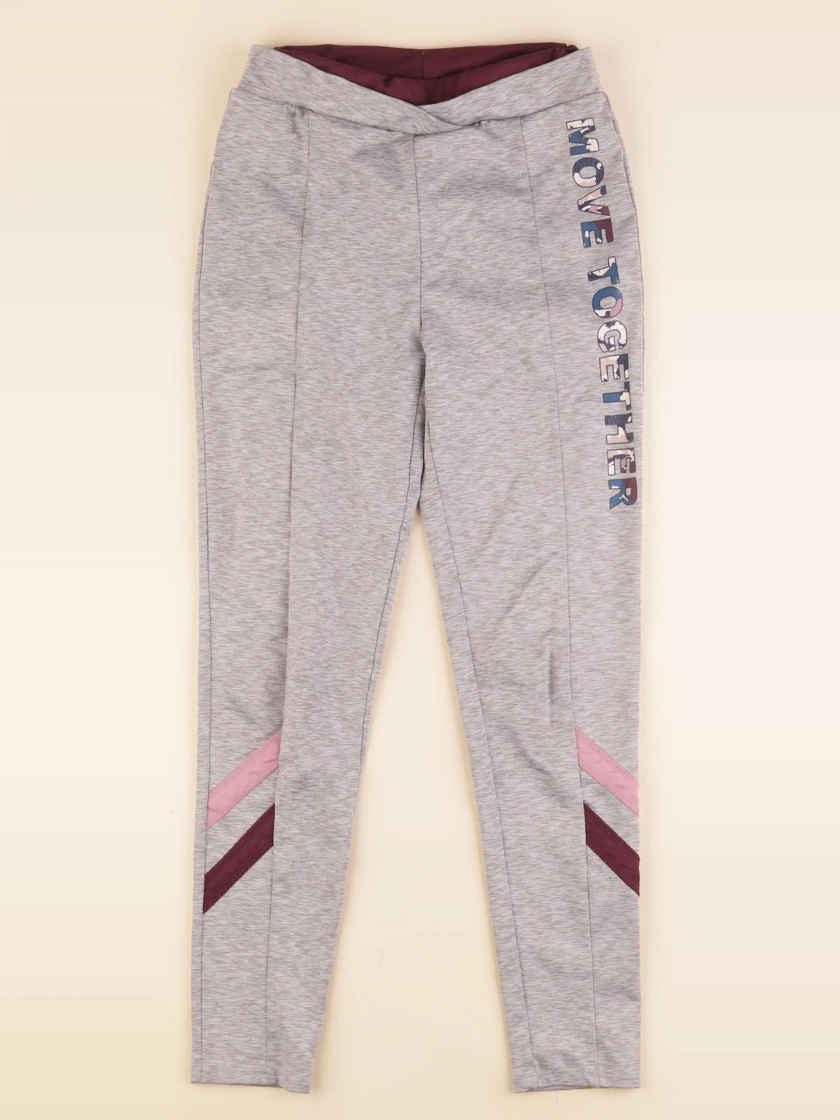 Vertbaudet - legging gris - 10 ans