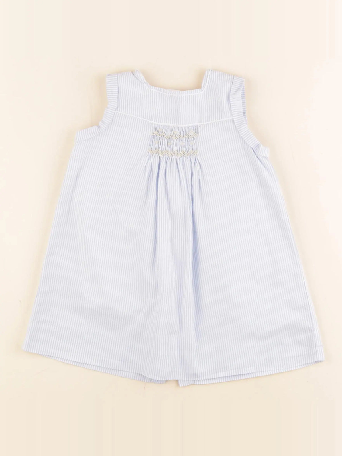 Cyrillus - robe bleu - 9 mois