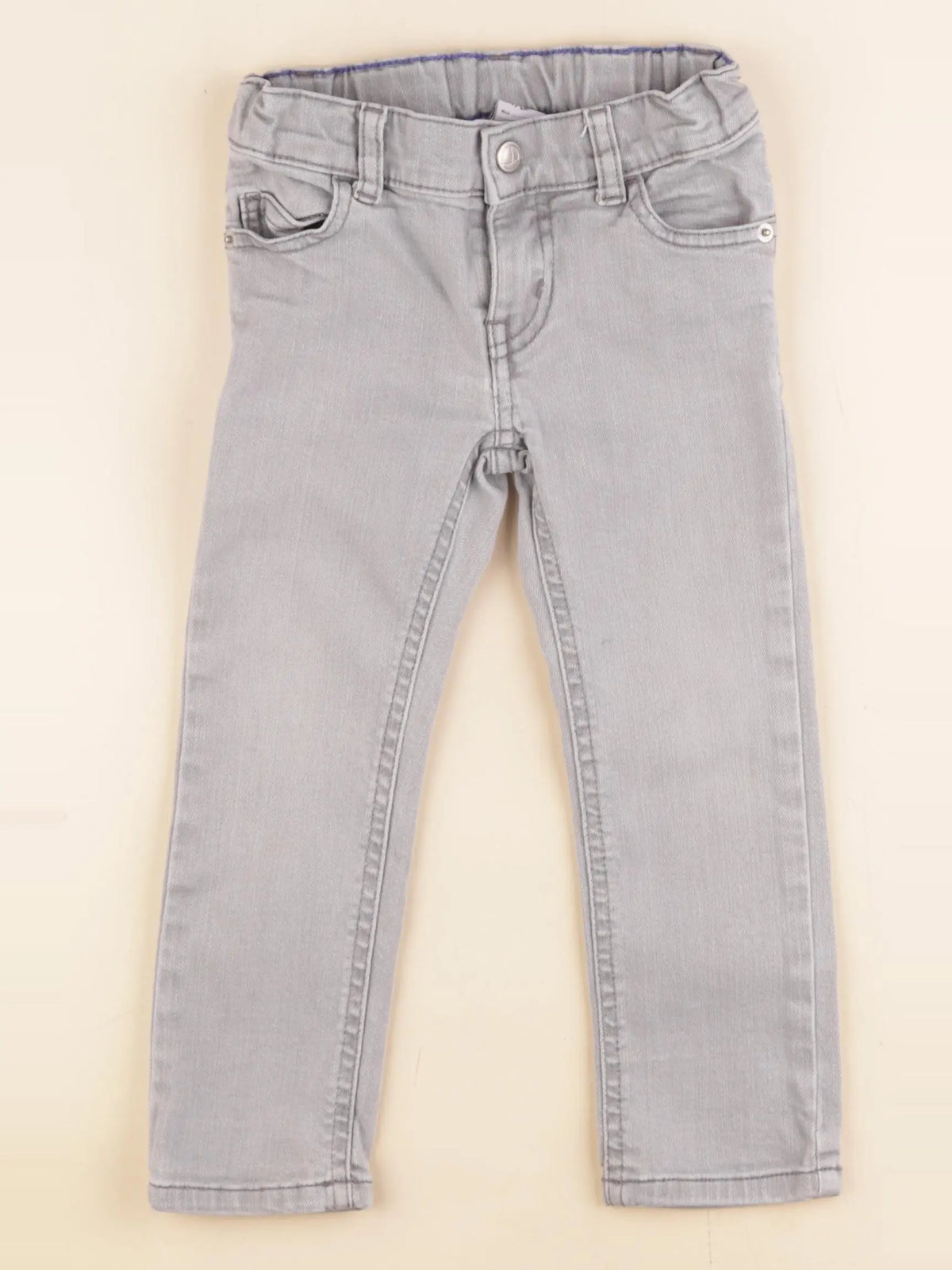 Petit Bateau - jean gris - 3 ans