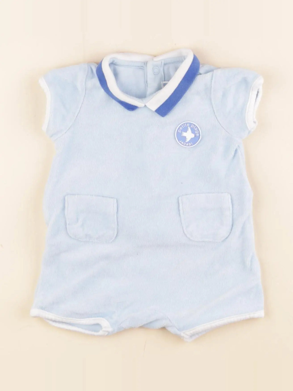Jacadi - combinaison bleu - 3 mois