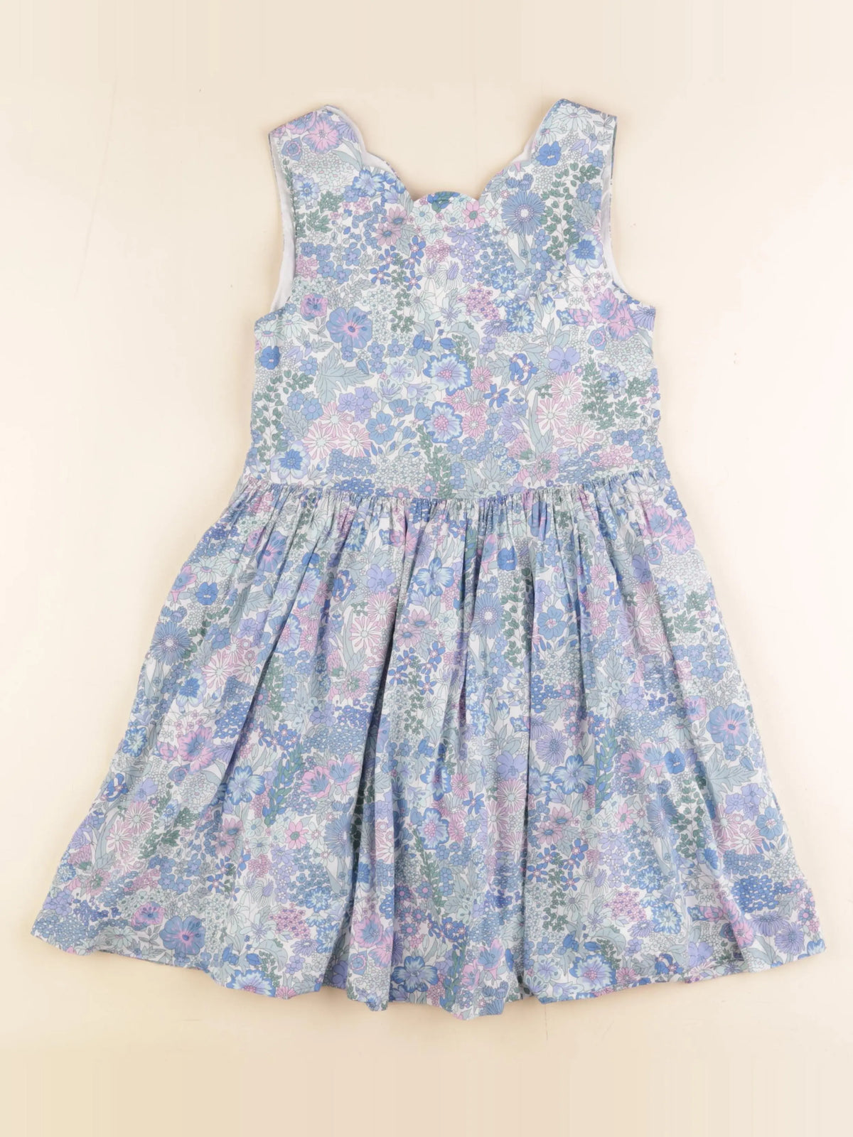 Jacadi - robe liberty bleu - 8 ans