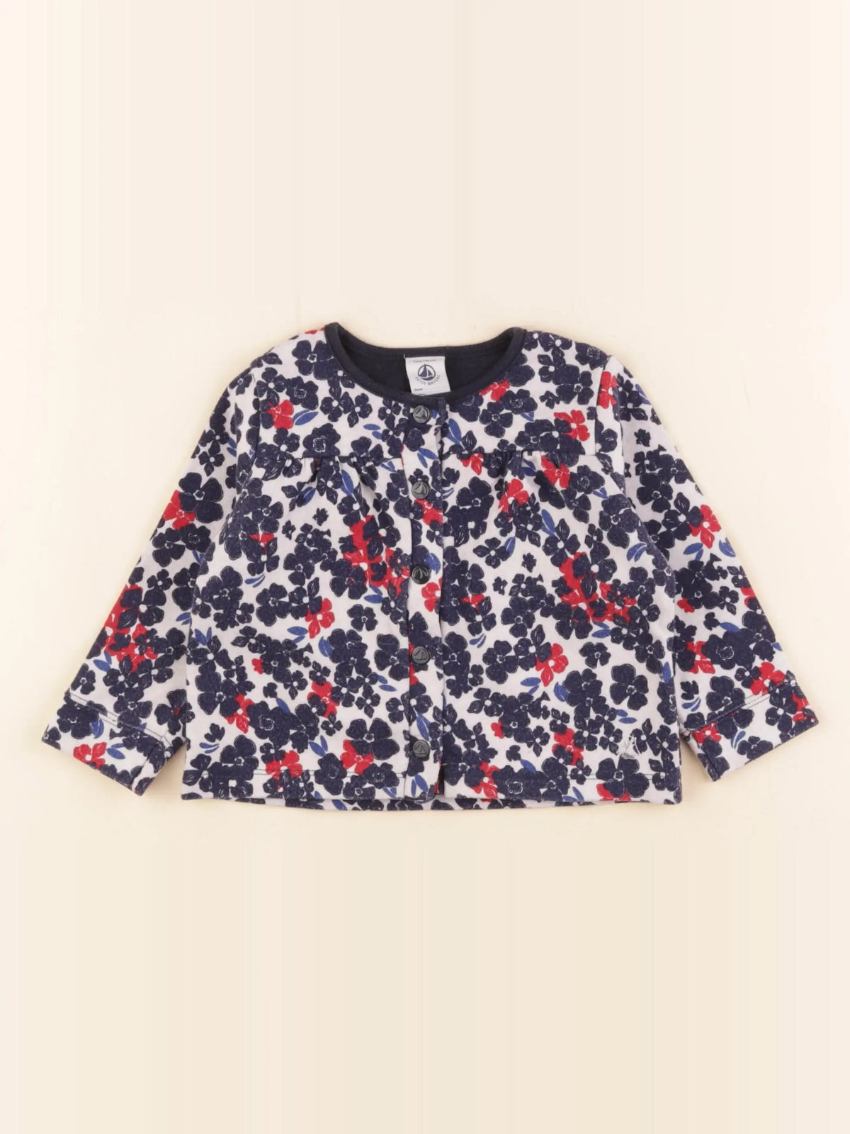 Petit Bateau - sweat multicolore - 12 mois