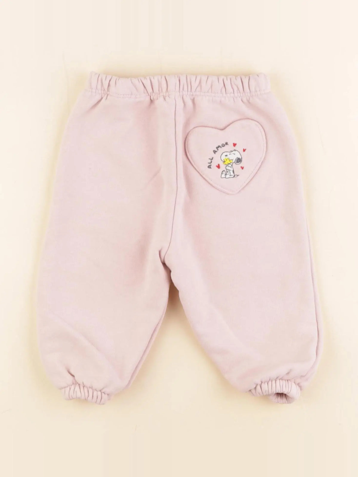 Zara - jogging rose - 6/9 mois