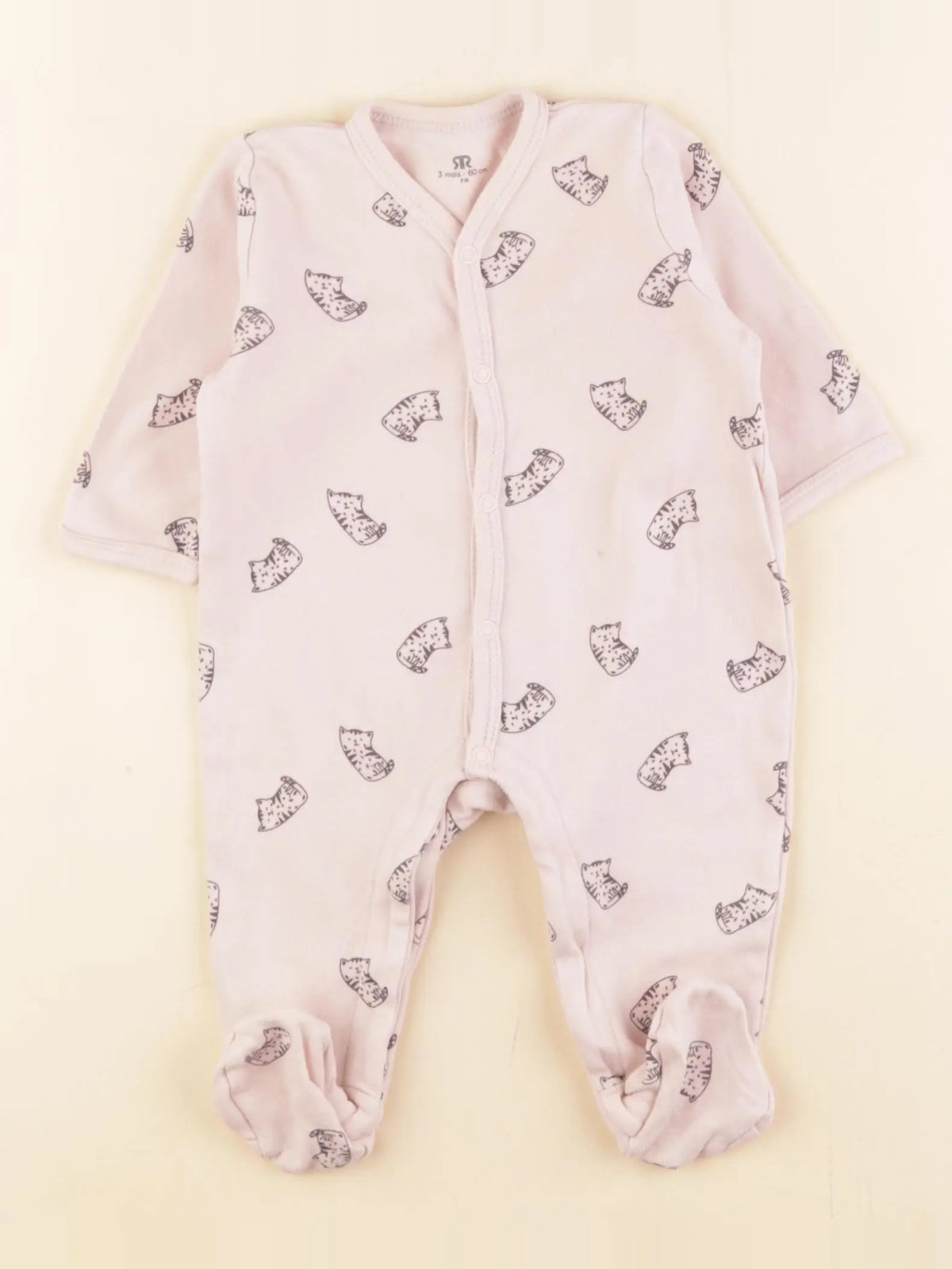 La Redoute - pyjama coton rose - 3 mois