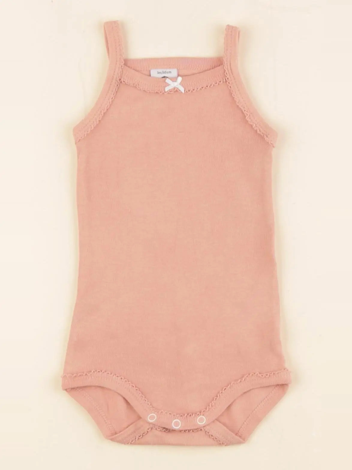 Petit Bateau - body rose - 3 mois