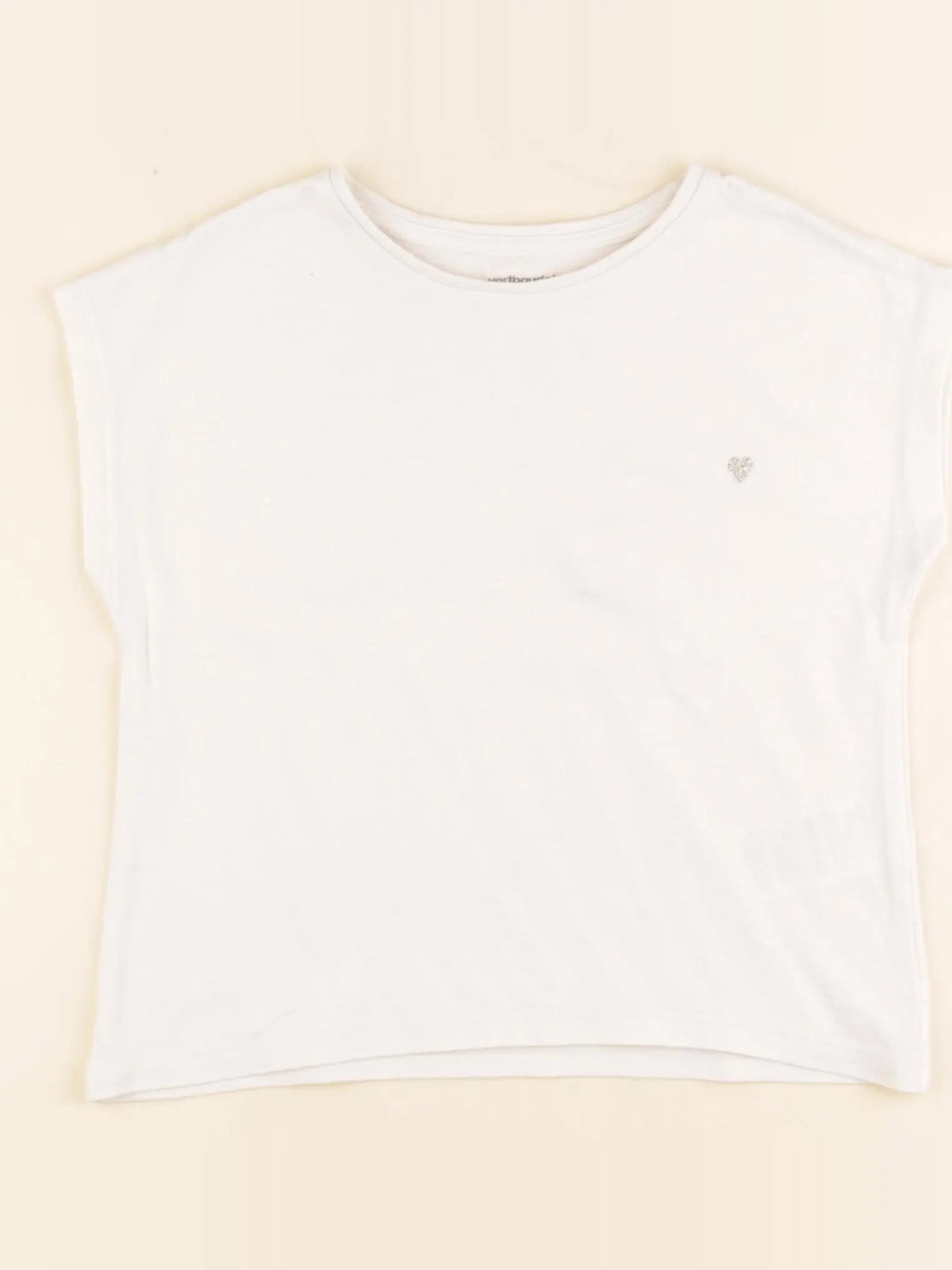 Vertbaudet - tee-shirt blanc - 5 ans