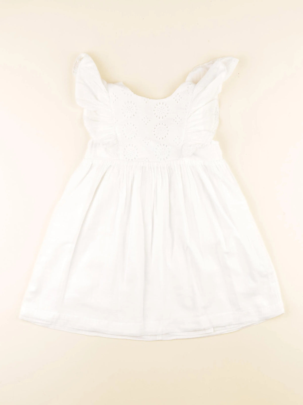 Vertbaudet - robe blanc - 6 ans