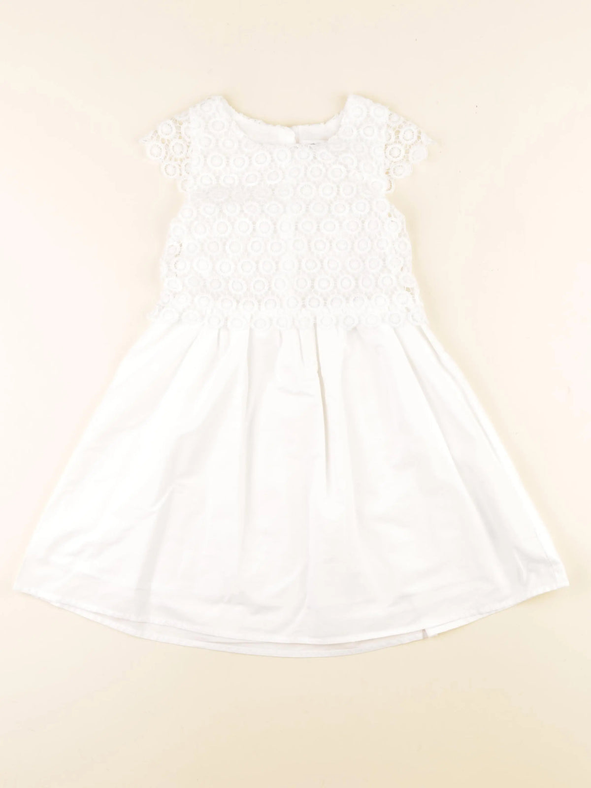 Vertbaudet - robe blanc - 6 ans