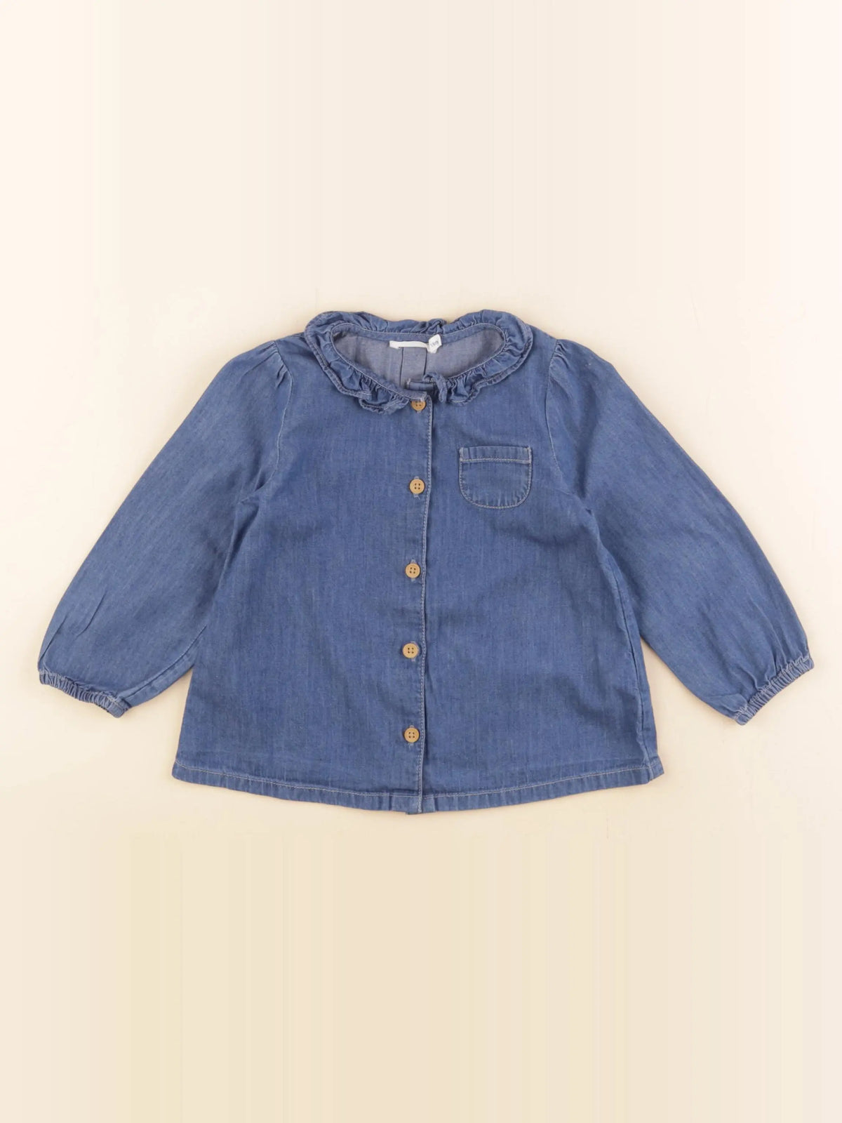 Boutchou - blouse bleu - 18 mois