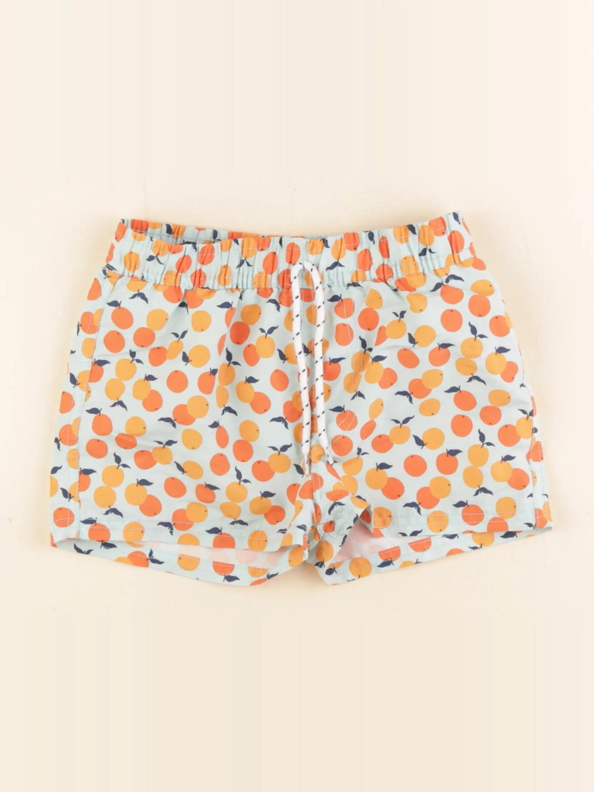 Monoprix - maillot de bain orange, bleu - 3 ans
