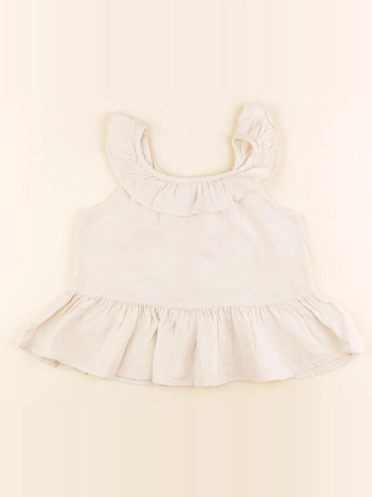 Zara - blouse beige - 6 ans
